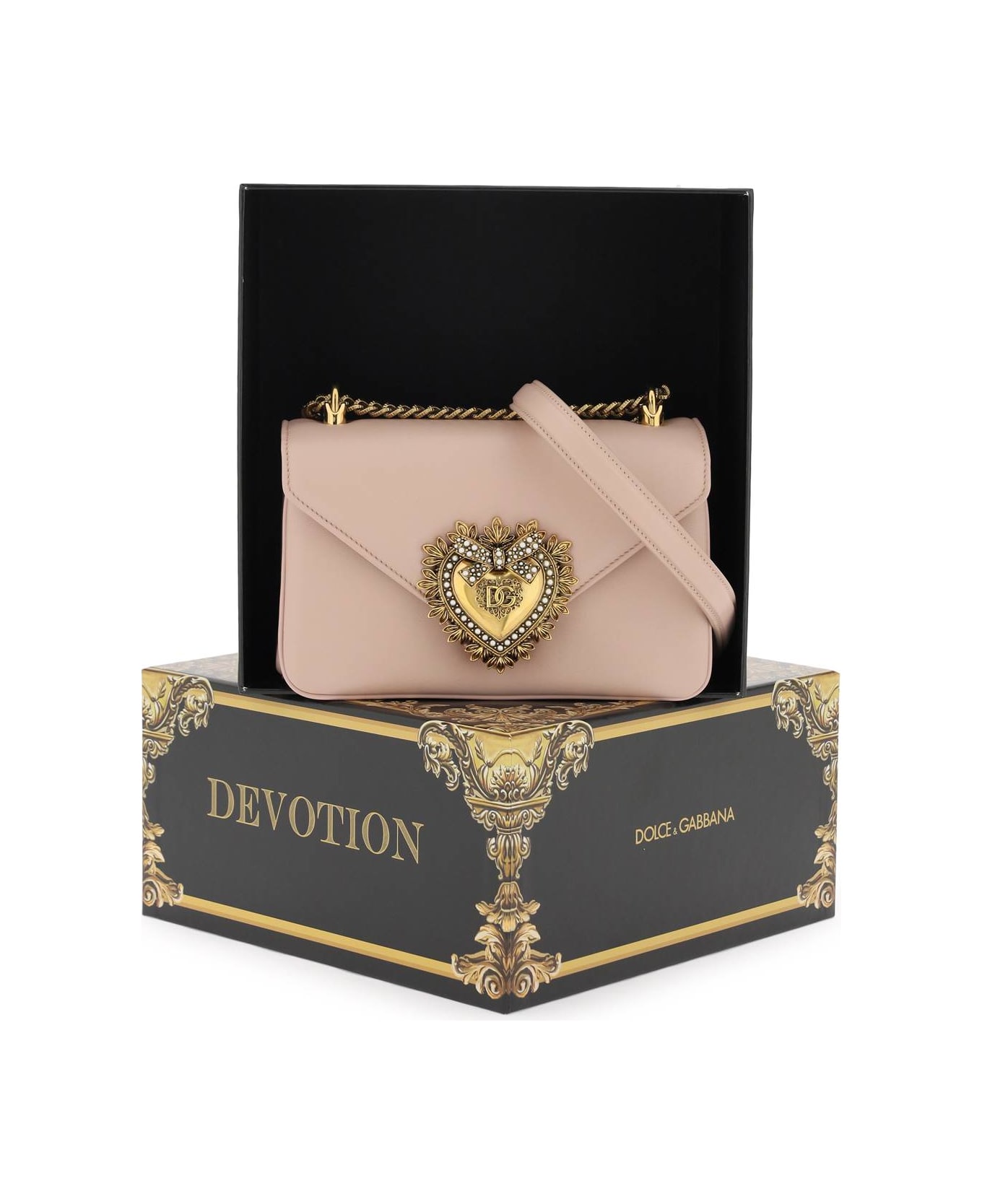 Dolce & Gabbana Devotion Shoulder Bag - CIPRIA (Pink)