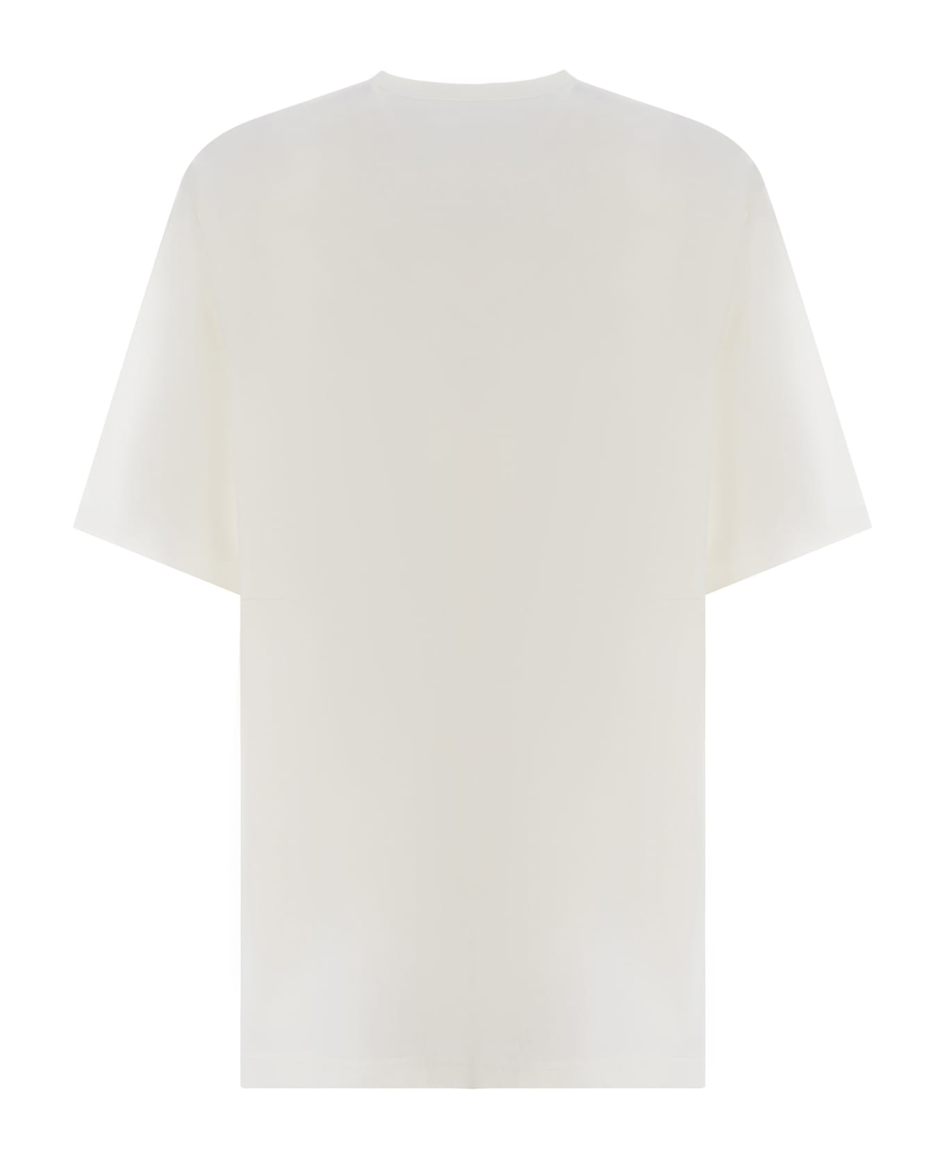 Y-3 T-shirt Y-3 "boxy" Made Of Cotton Jersey - Off white シャツ