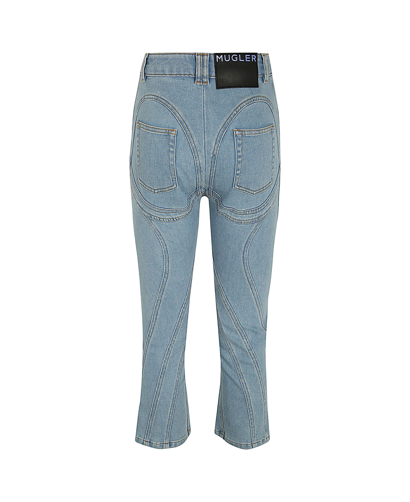 Mugler Pa0426 Jeans - Light Blue
