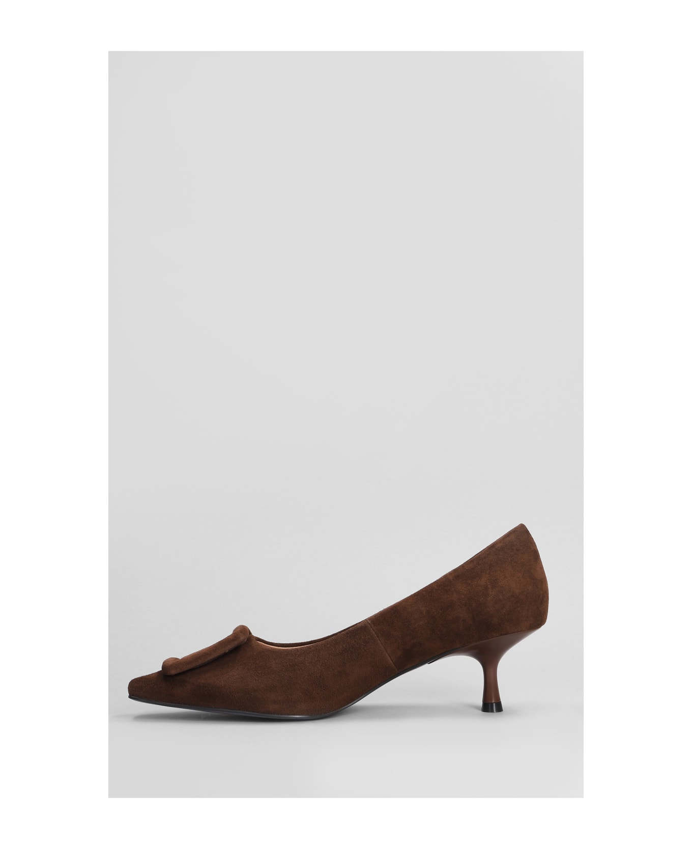 Bibi Lou Poznan Pump 55 Pumps In Brown Suede - brown