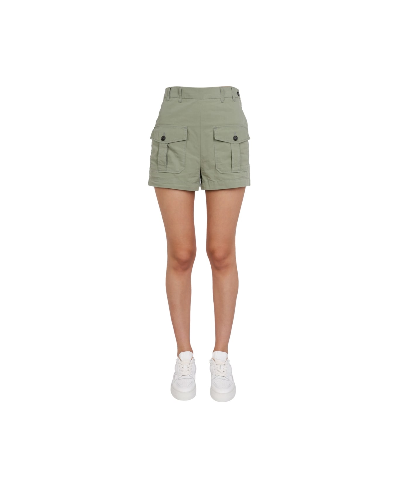 Philippe Model Virginie" Shorts - GREEN ショートパンツ