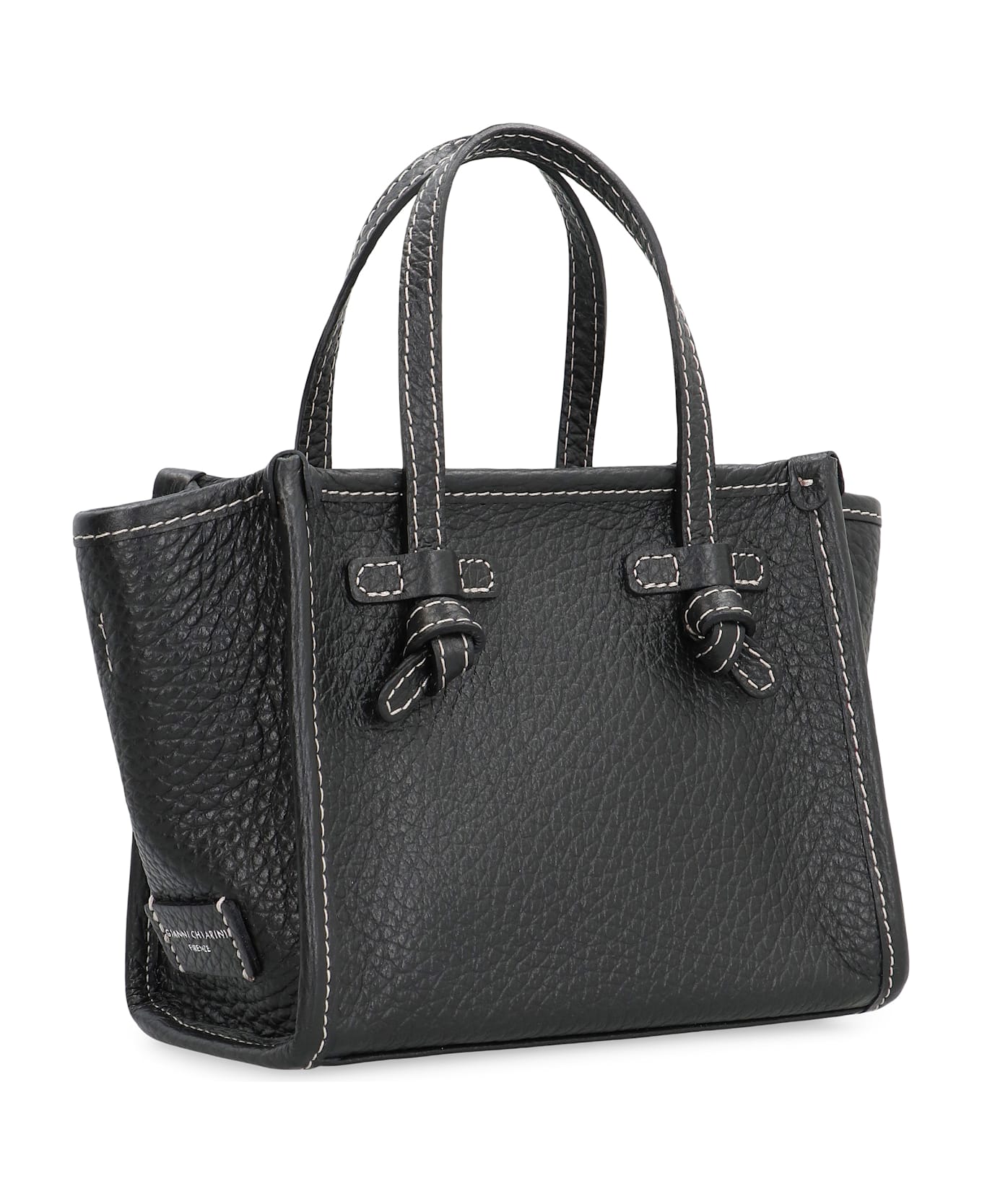 Gianni Chiarini Miss Marcella Leather Mini Handbag - black