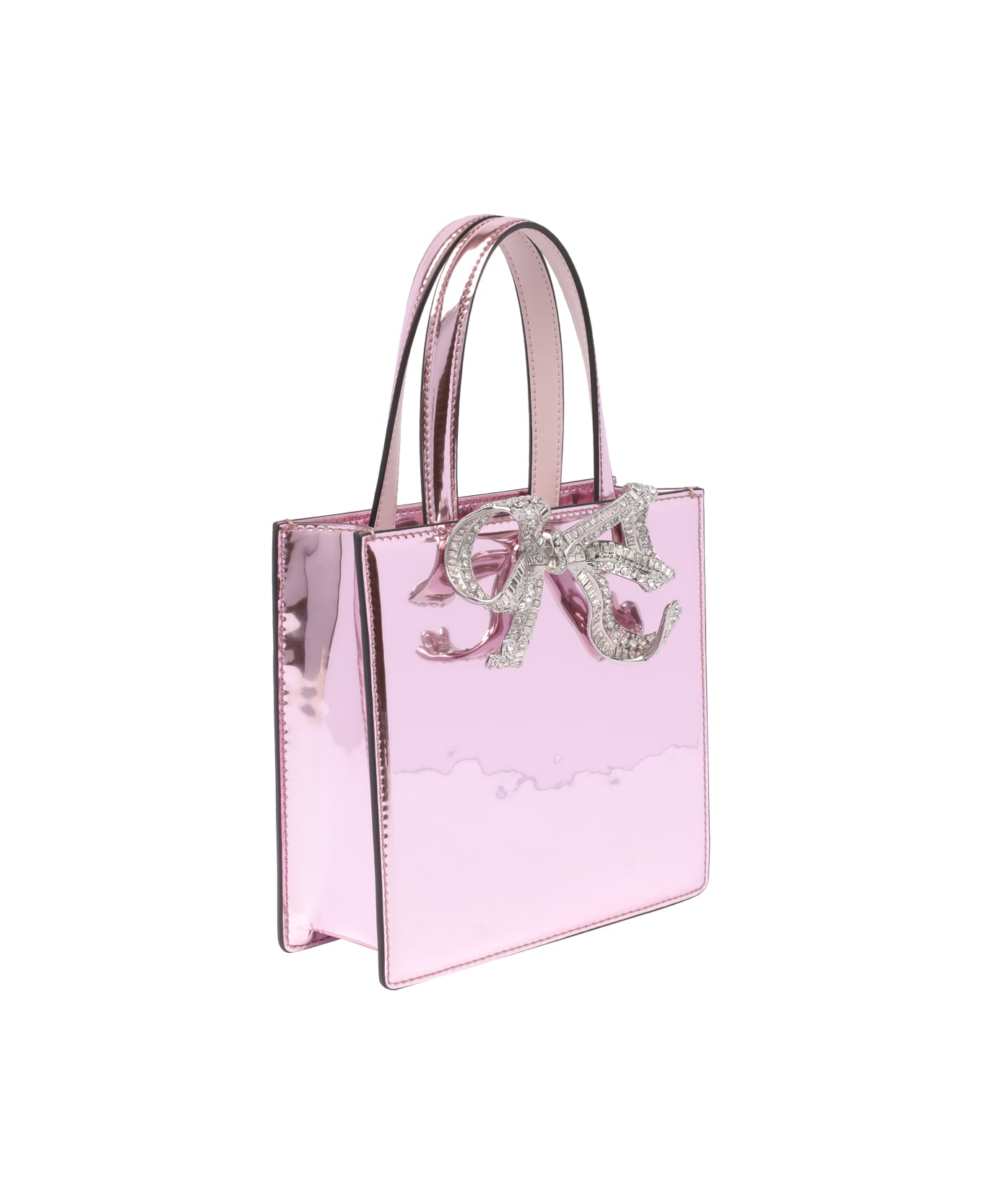 self-portrait Mini Tote Bow Bag - Pink