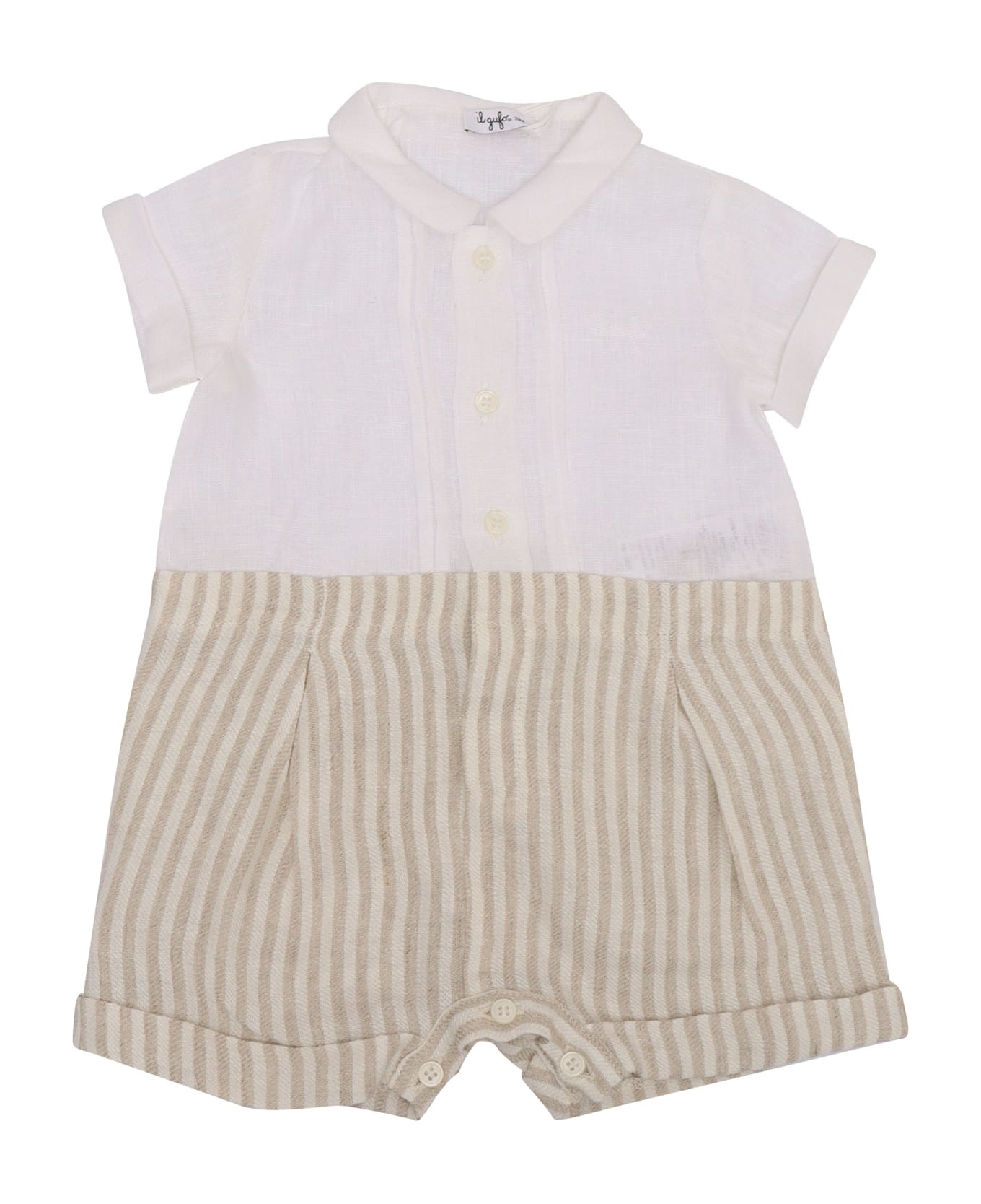 Il Gufo Rompersuit - BEIGE