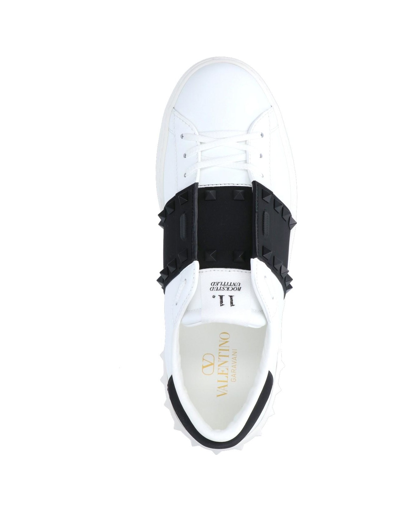 Valentino Garavani 'open' Sneakers - WHITE, black