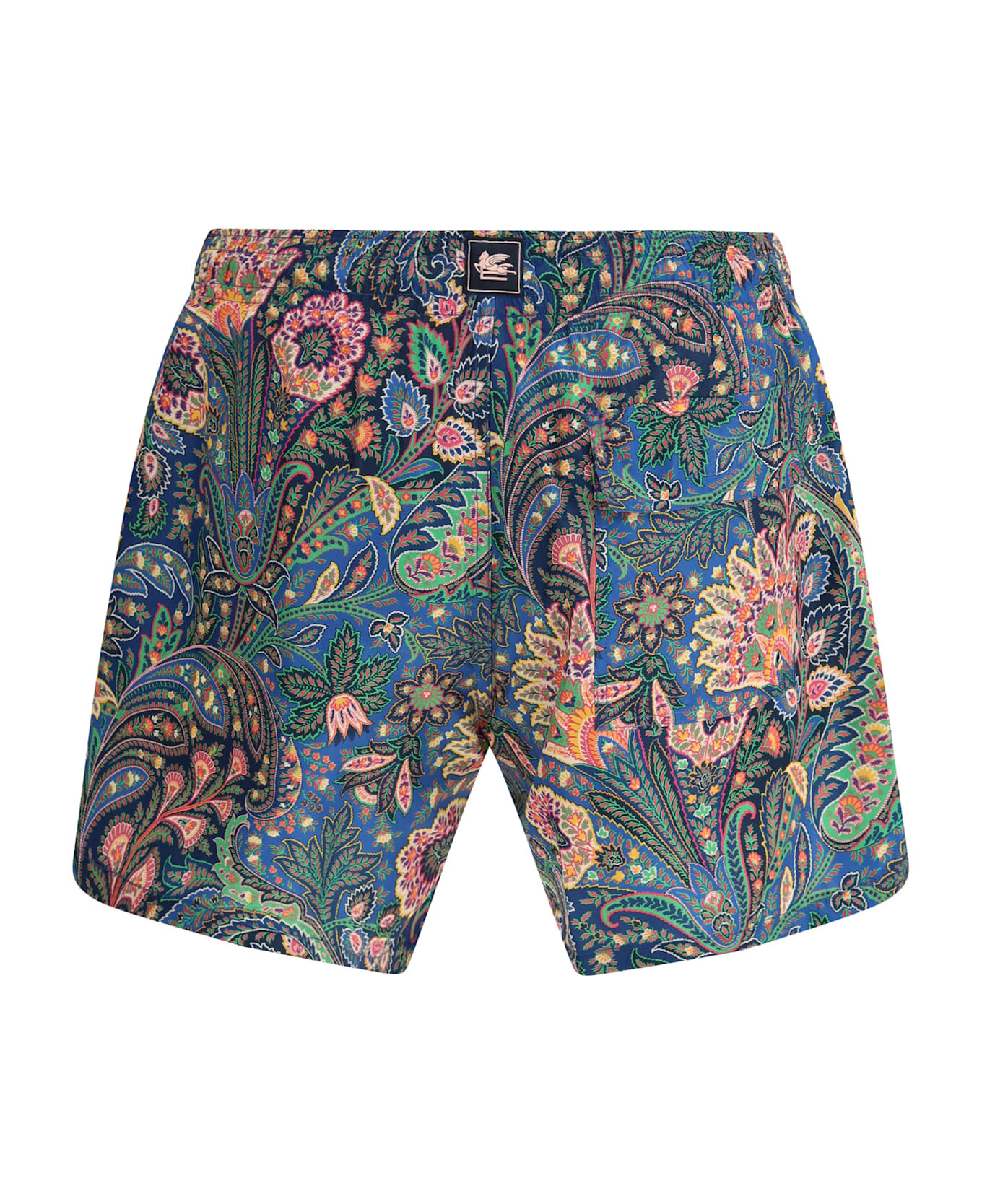 Etro Roma Swim Shorts With A Placed Floral Print