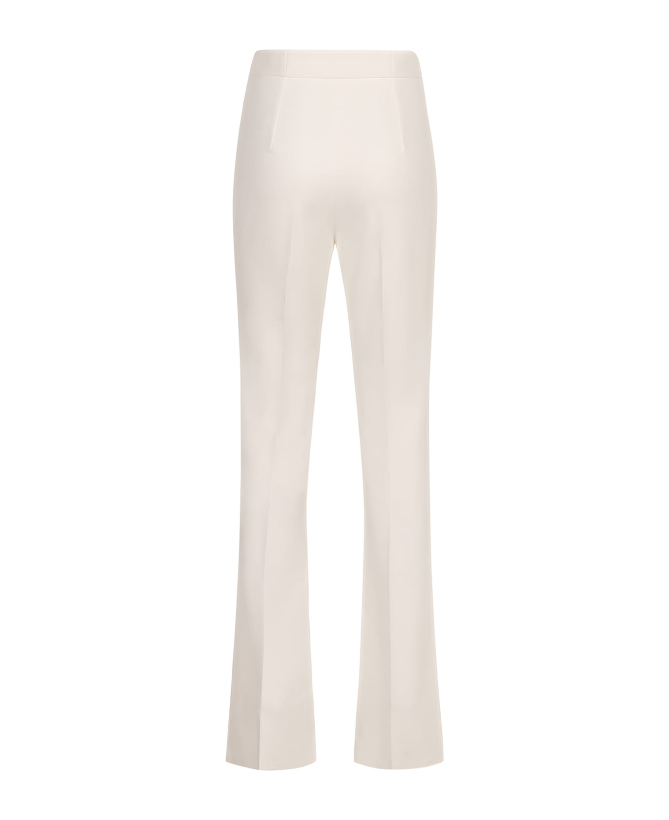 Elisabetta Franchi Flared Trousers - White
