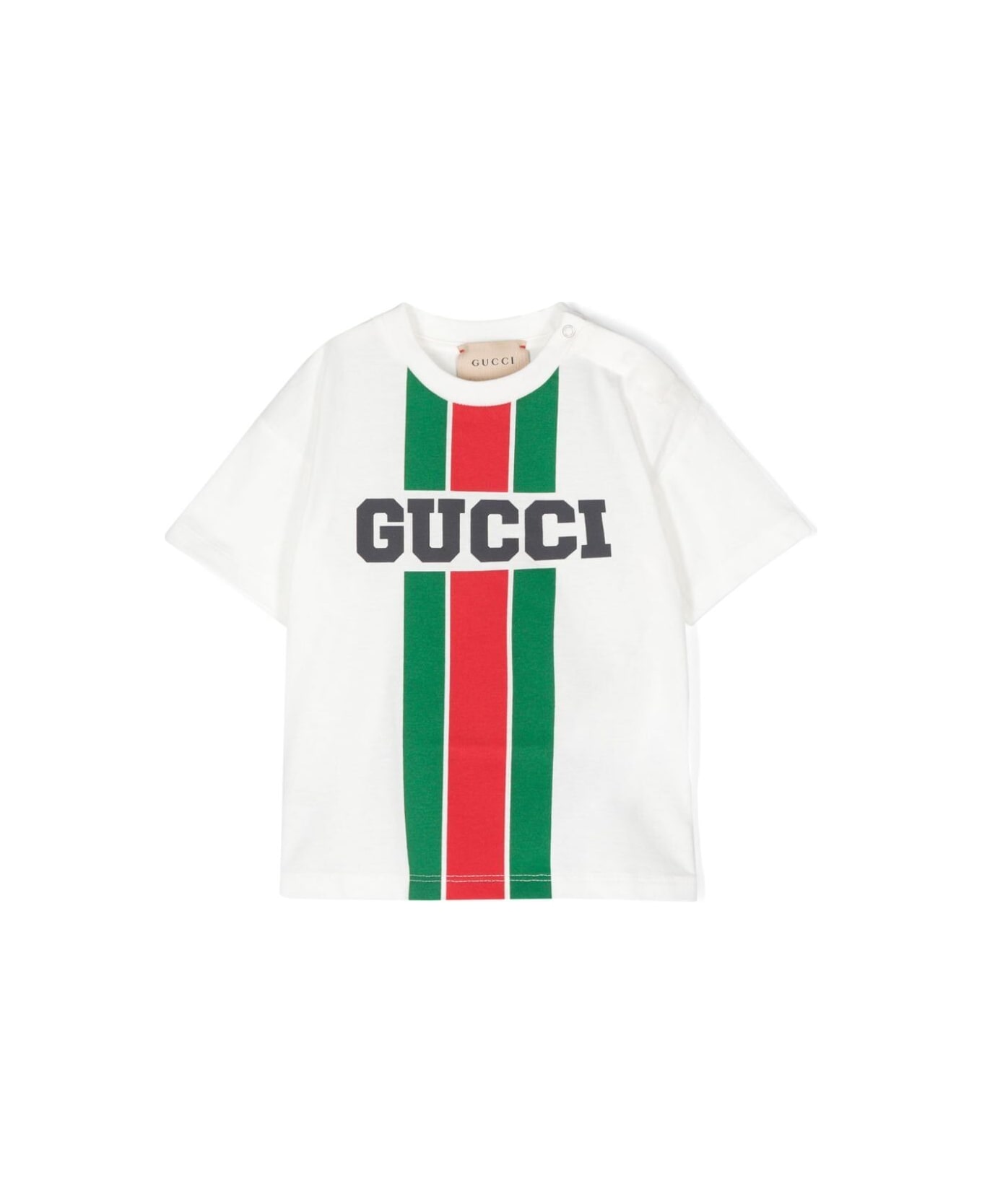 Gucci B Ss T-shirt - New White Mc