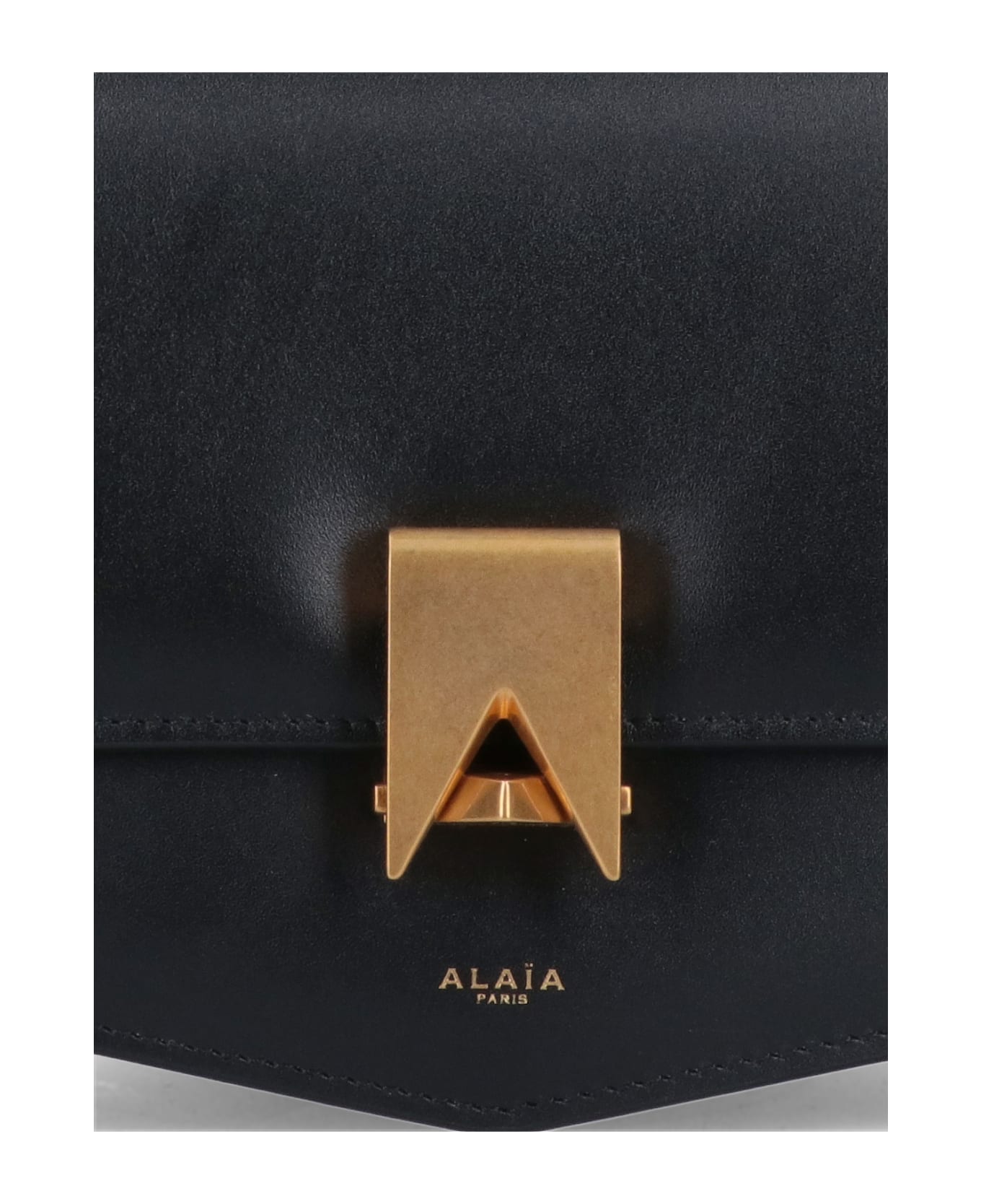 Alaia Small 'le Papa' Shoulder Bag - Black   クラッチバッグ