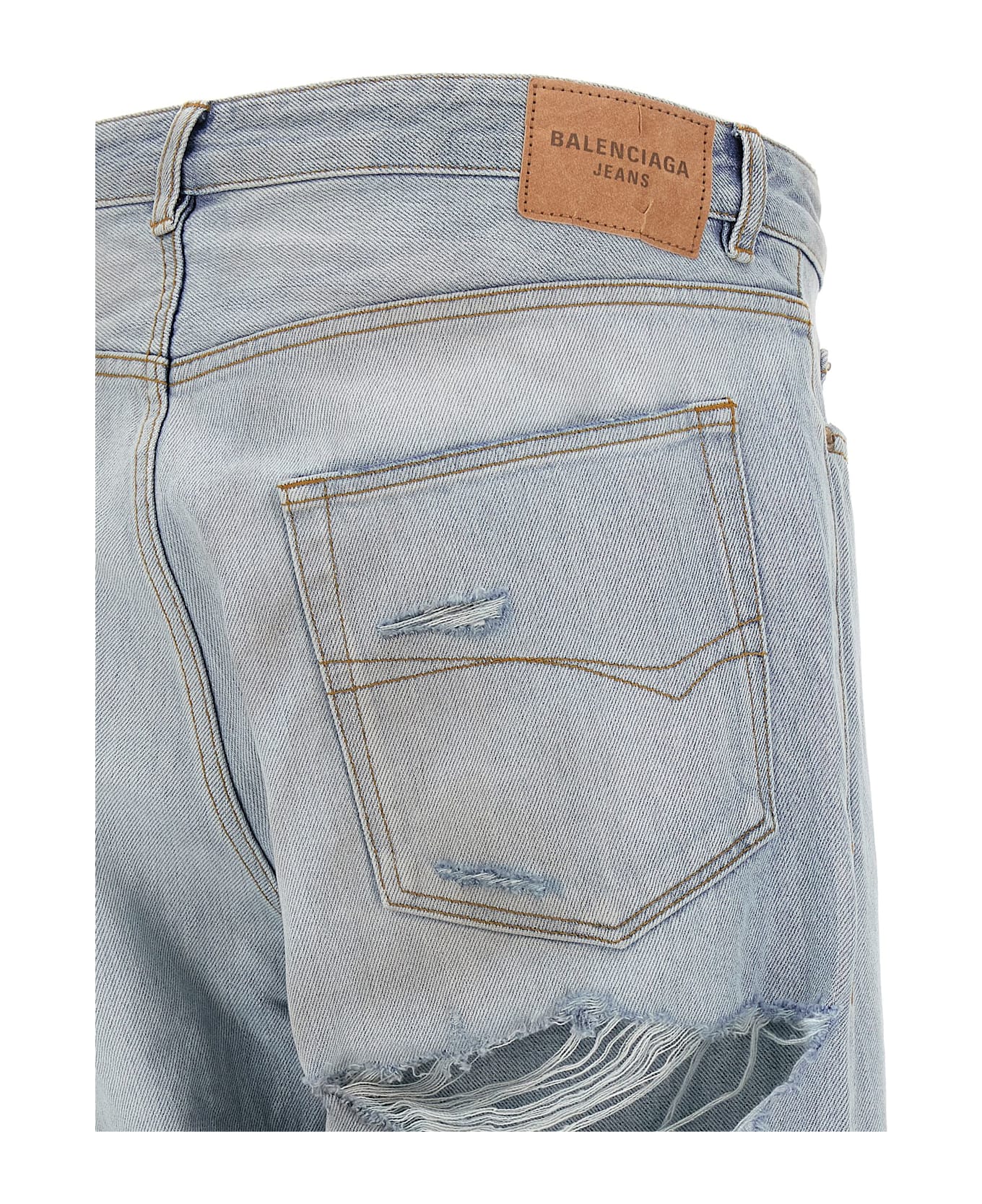 Balenciaga 
distressed
 Jeans - Light Blue
