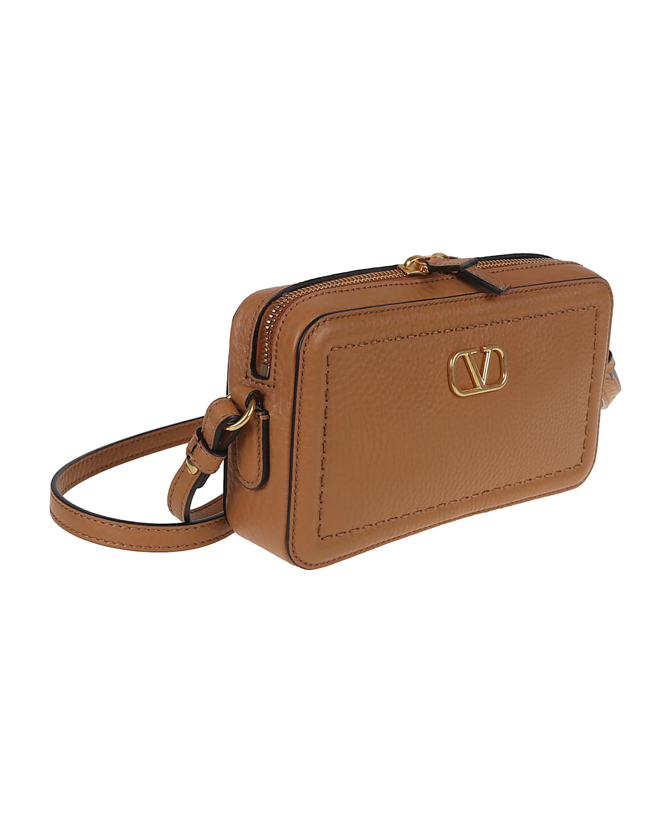 Valentino Garavani Mini Camera Case Alltime - Kel Almond Beige