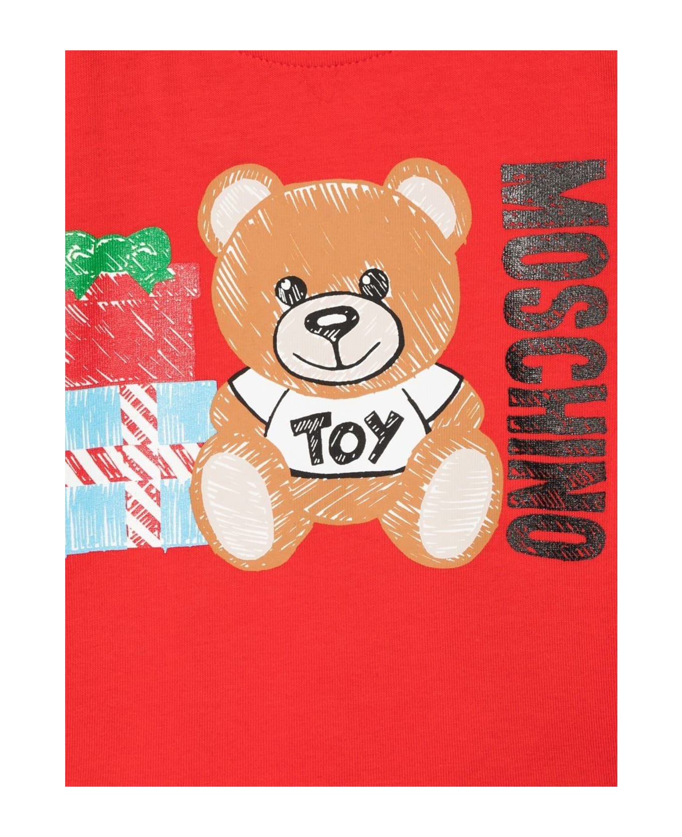 Moschino T-shirt M/l Teddy Bear Gifts - ROSSO