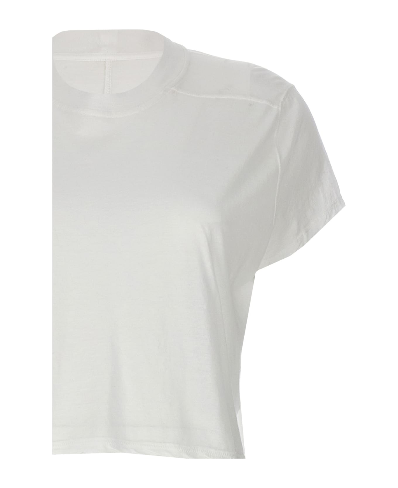 DRKSHDW 'cropped Small Level T' T-shirt - White