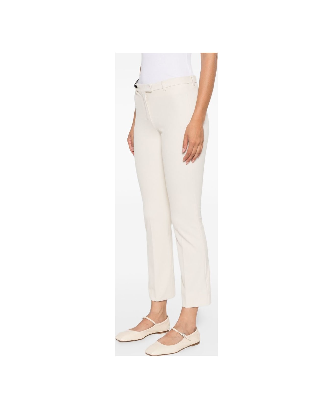 
S Max Mara Felice Crop Pants - White