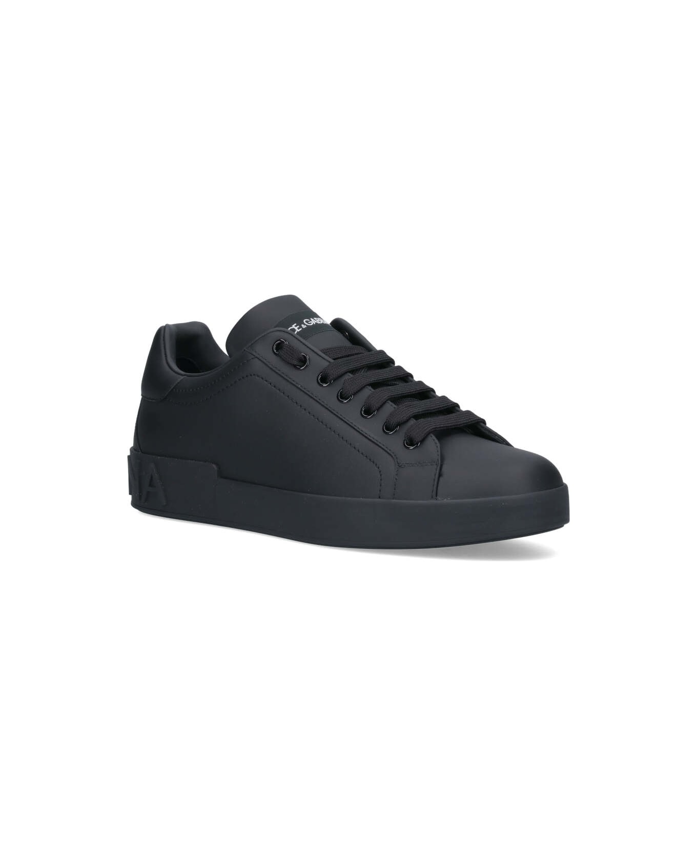 Dolce & Gabbana 'portofino' Sneakers - Black  