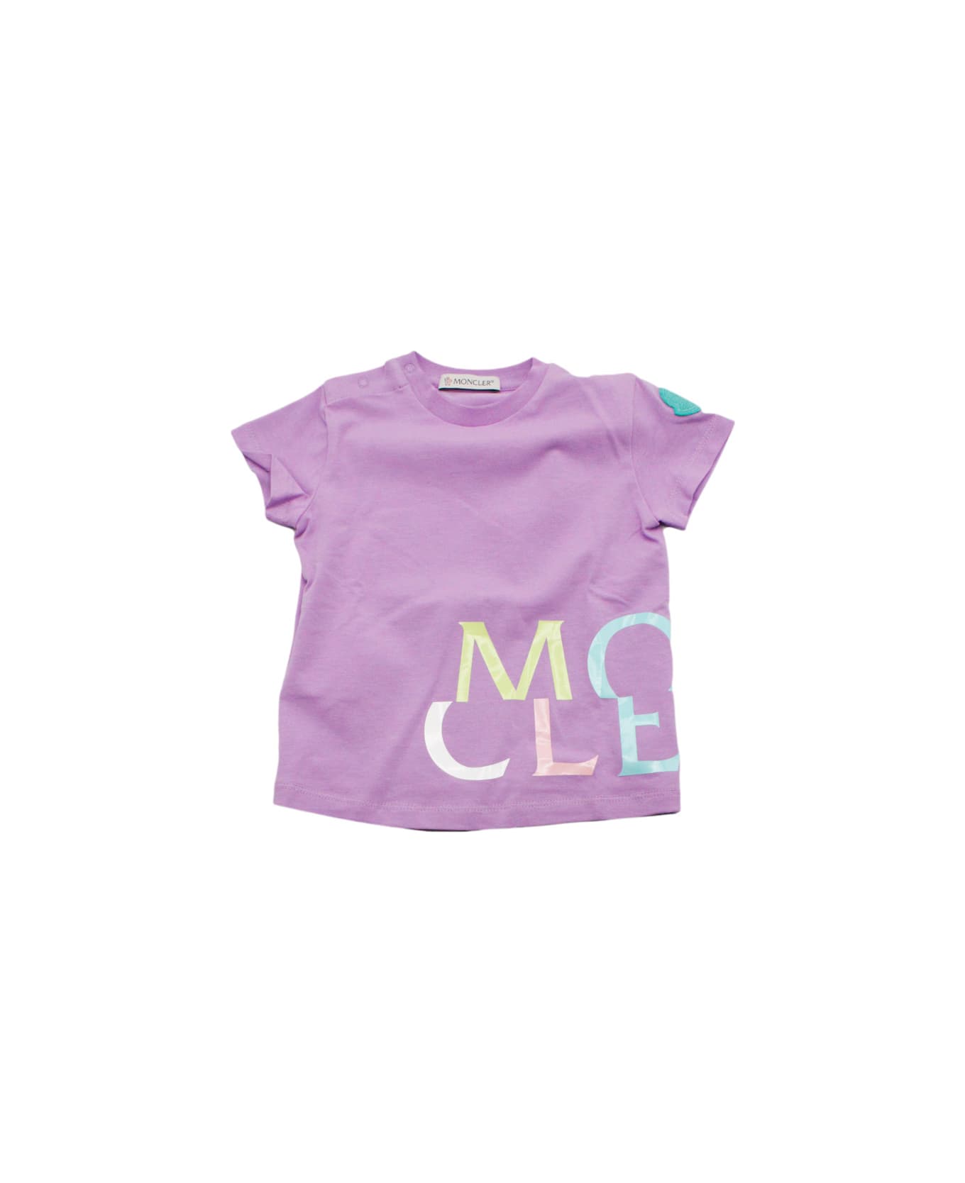 Moncler Short-sleeved T-shirt - Violet