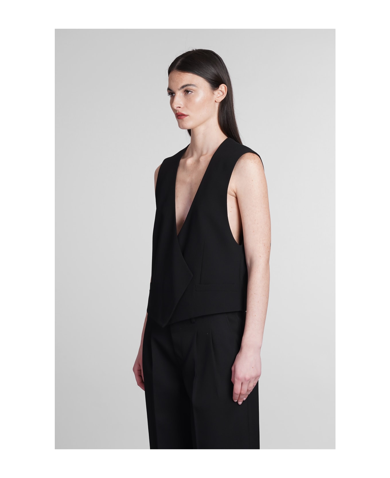 Ami Alexandre Mattiussi Vest In Black Wool - BLACK ベスト