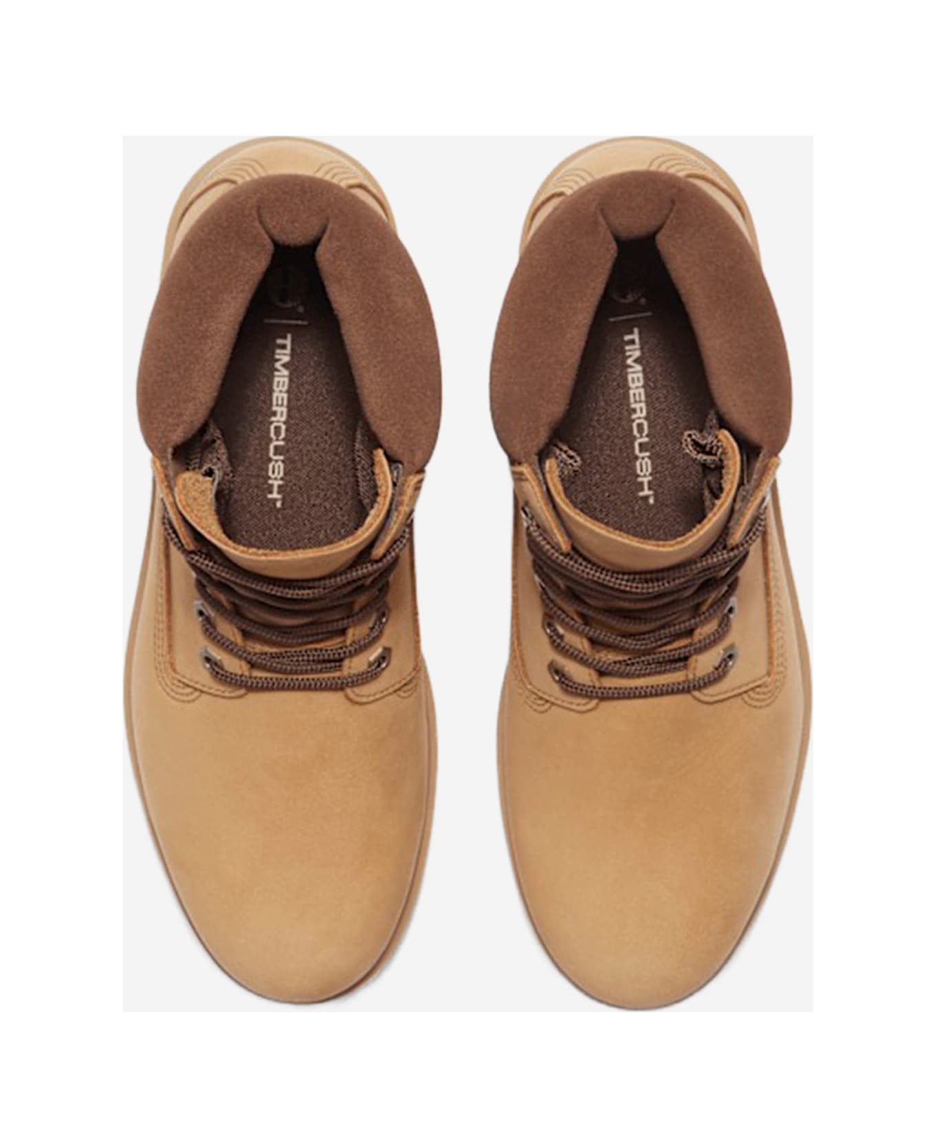 Timberland Premium 6-inch Leather Ankle Boots With Logo - Brown