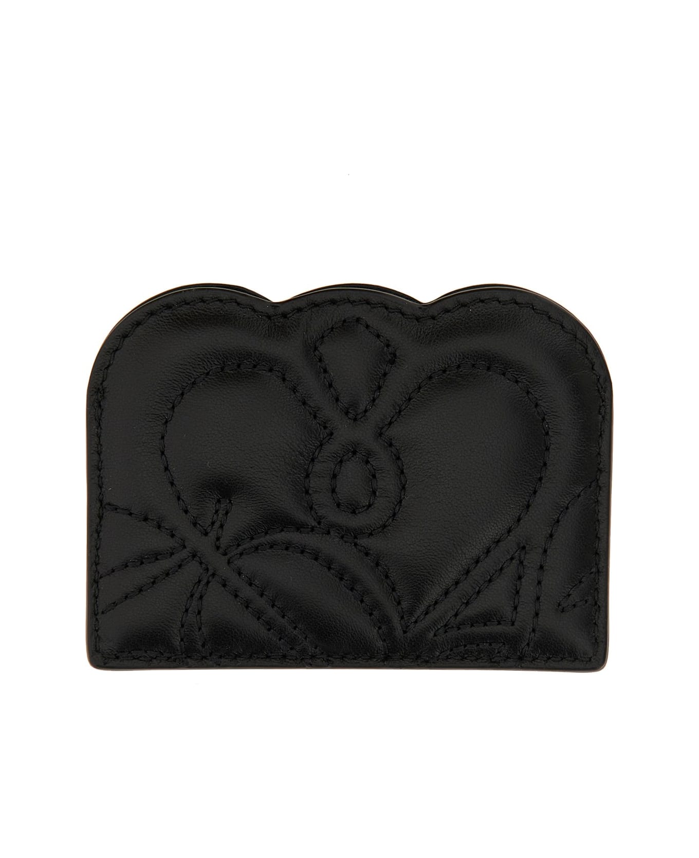 Alexander McQueen Leather Card Holder - NERO 財布