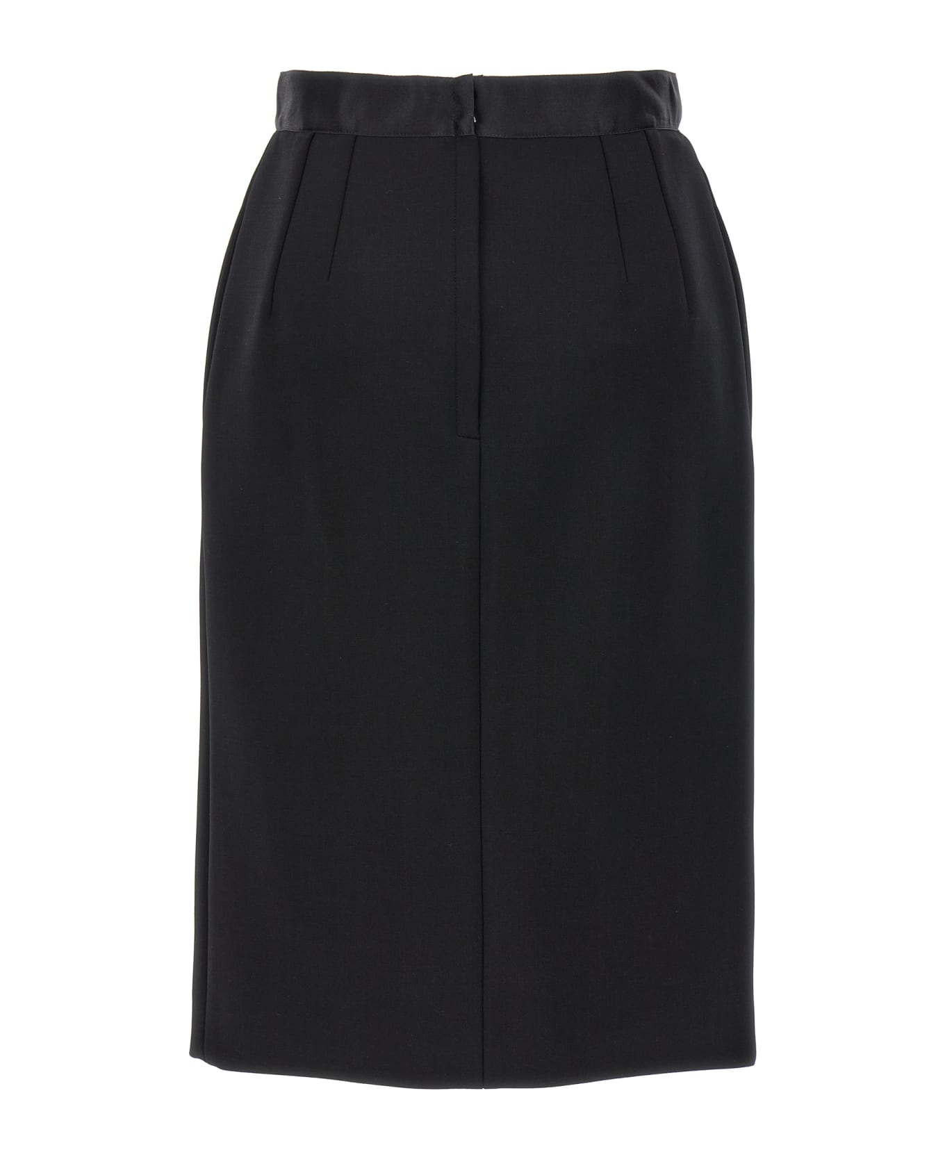 Dolce & Gabbana Wool Pencil Skirt - Black   スカート