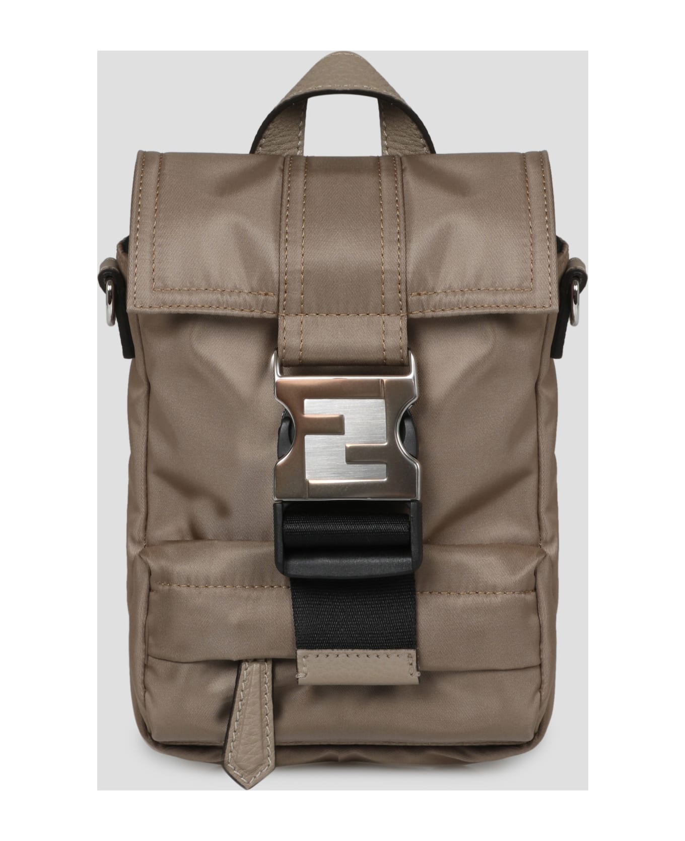 Fendi Ness Mini Backpack - Brown