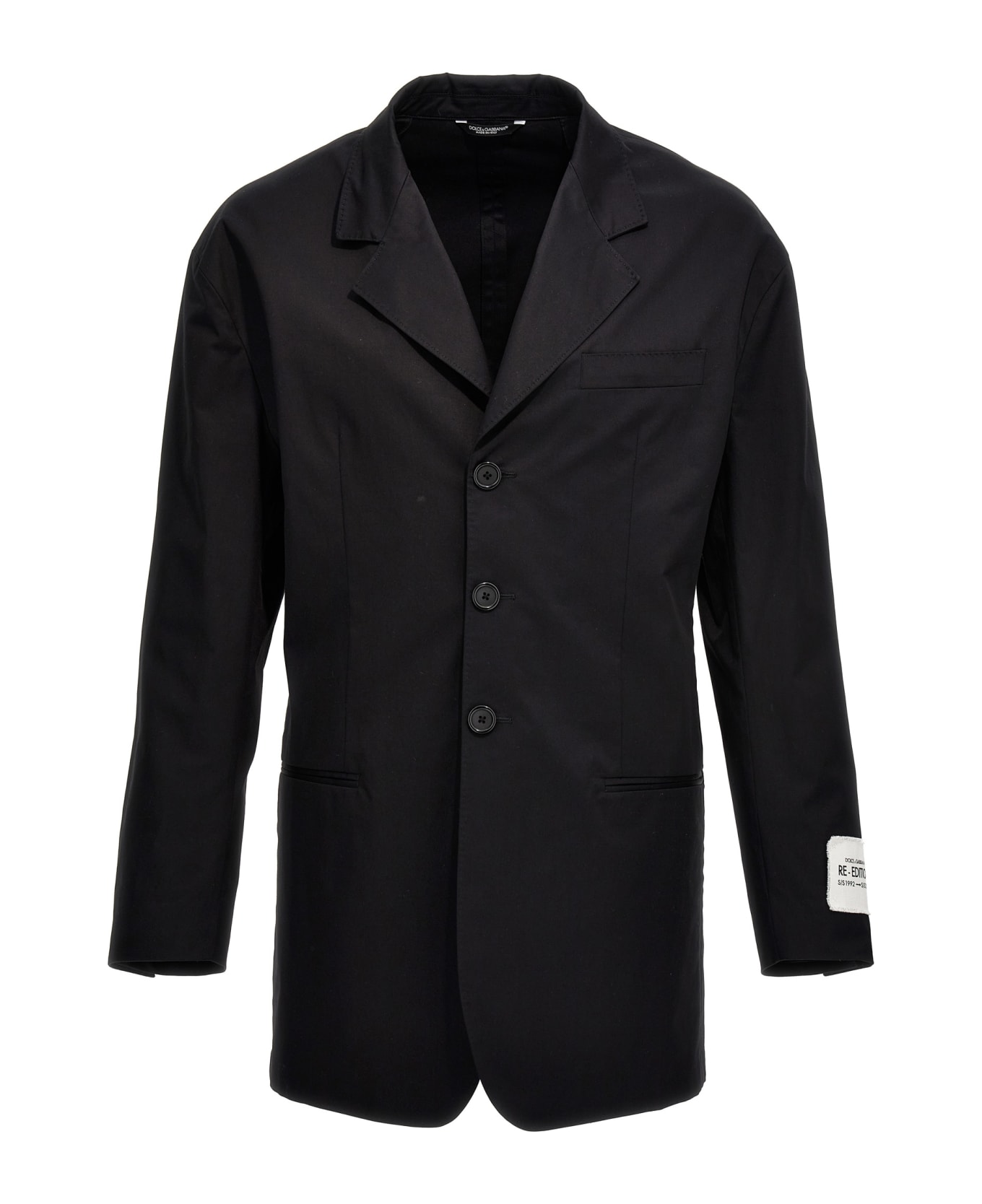 Dolce & Gabbana 're-edition S/s 1992' Blazer Jacket - Black  