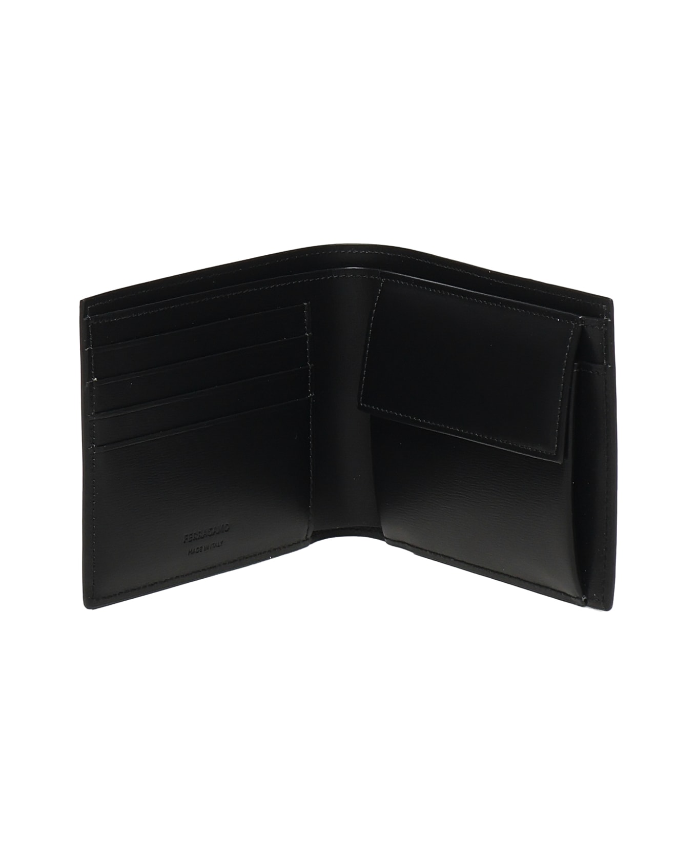 Ferragamo Calfskin Wallet - Black