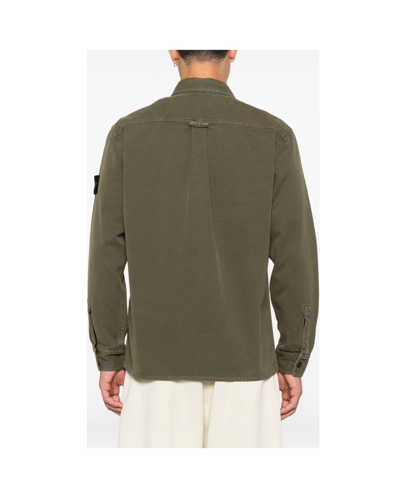 Stone Island Organic Cotton Shirt - Green
