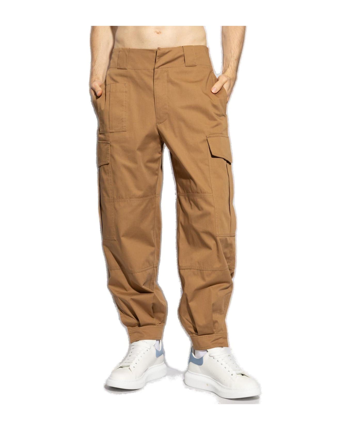 Alexander McQueen Pocket Tapered Sweatpants - Brown