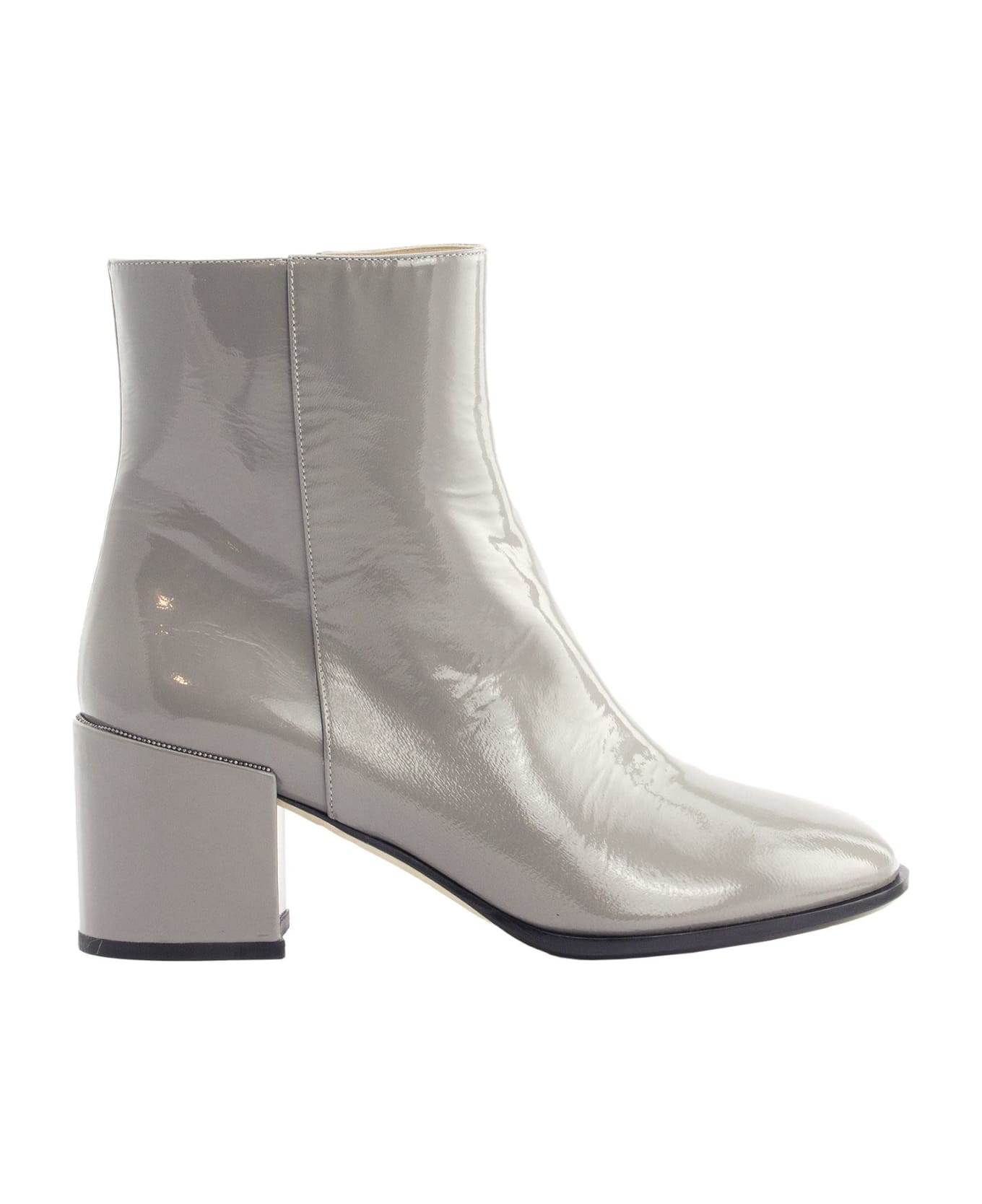 Fabiana Filippi Elegant Leather Boots - Grey