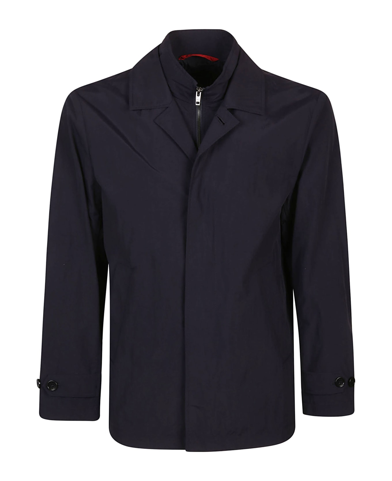 Fay Morning Long-sleeved Layered Jacket - Blue