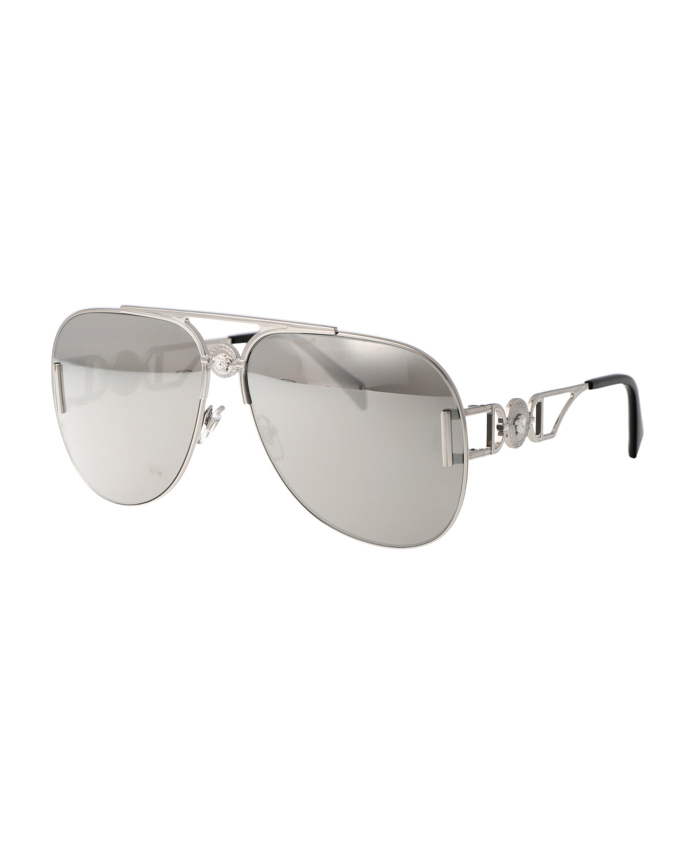 Versace Eyewear 0ve2255 Sunglasses - 10006G SILVER サングラス
