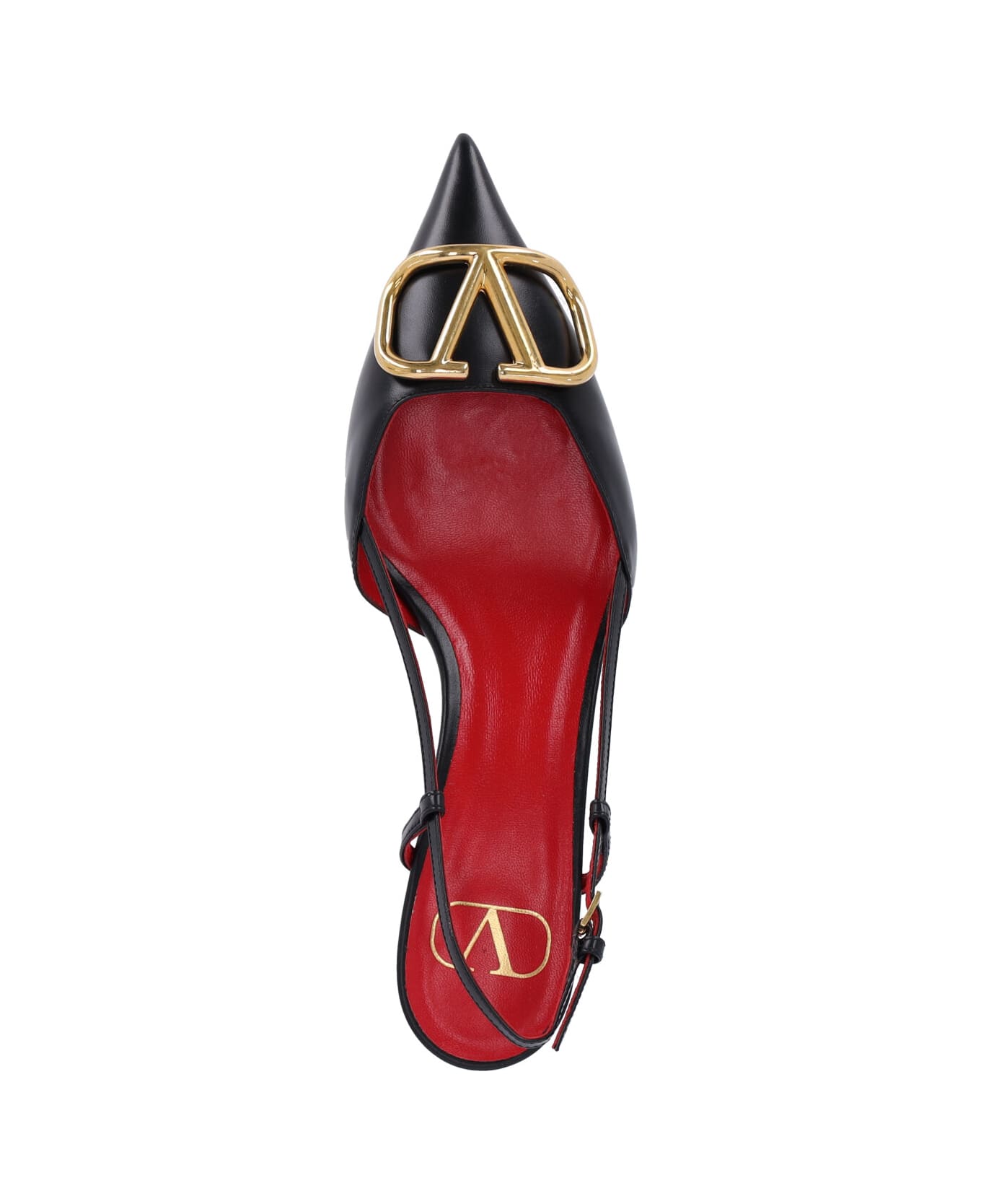 Valentino Garavani 'vlogo Signature' Slingback Pumps - BLACK