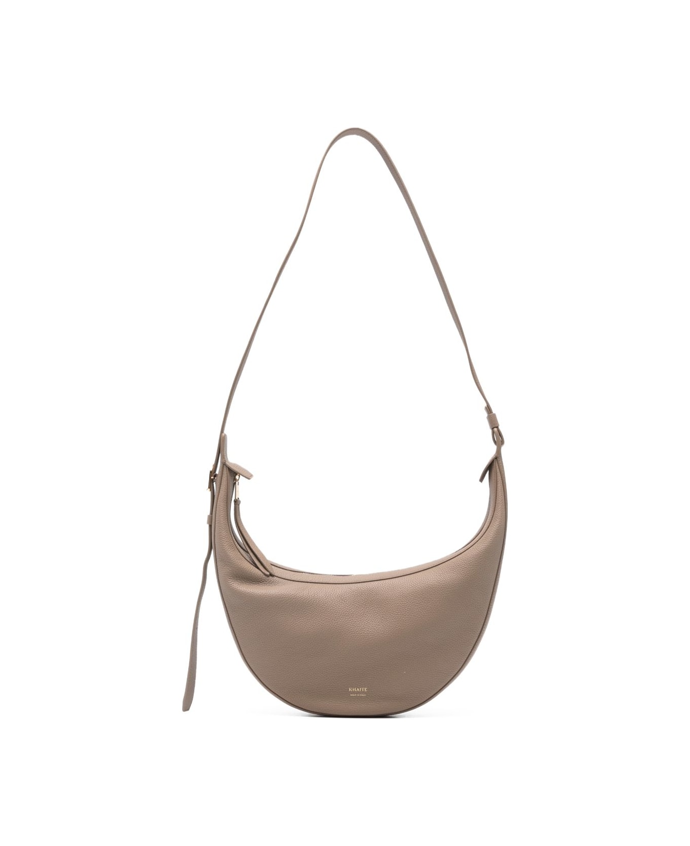 Khaite Augustina Small Leather Crossbody Bag - Marrone chiaro