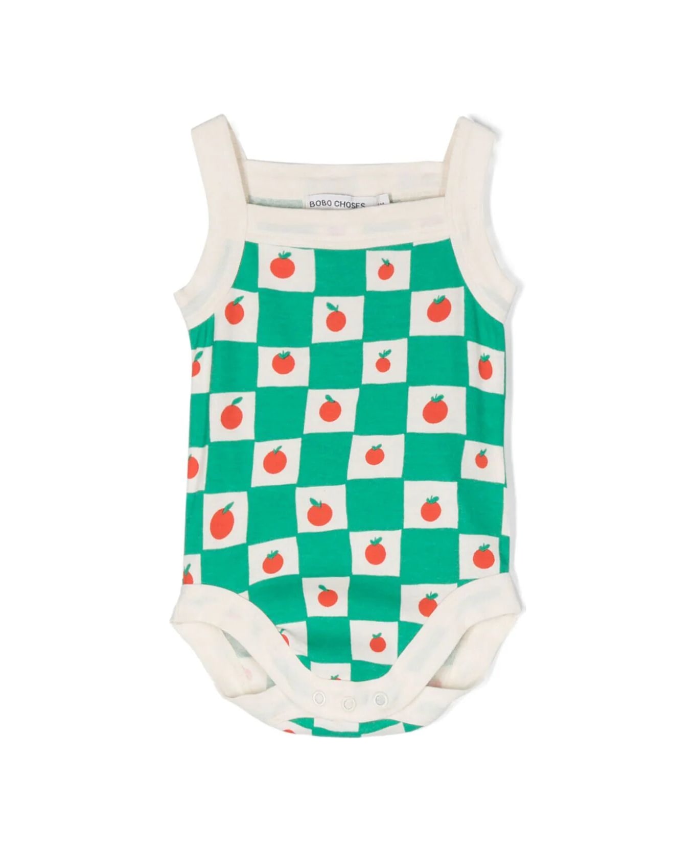Bobo Choses Baby Tomato All Over Body - Off White ボディスーツ＆セットアップ