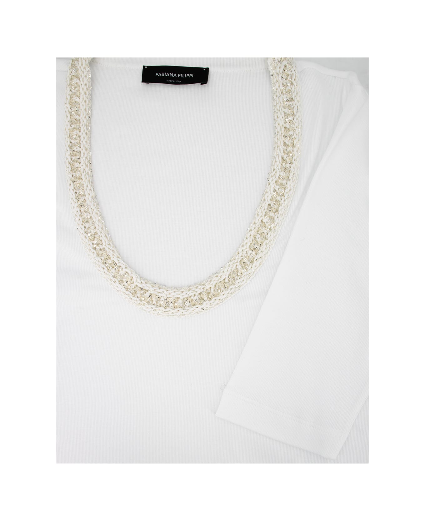 Fabiana Filippi T-shirt - BIANCO OTTICO