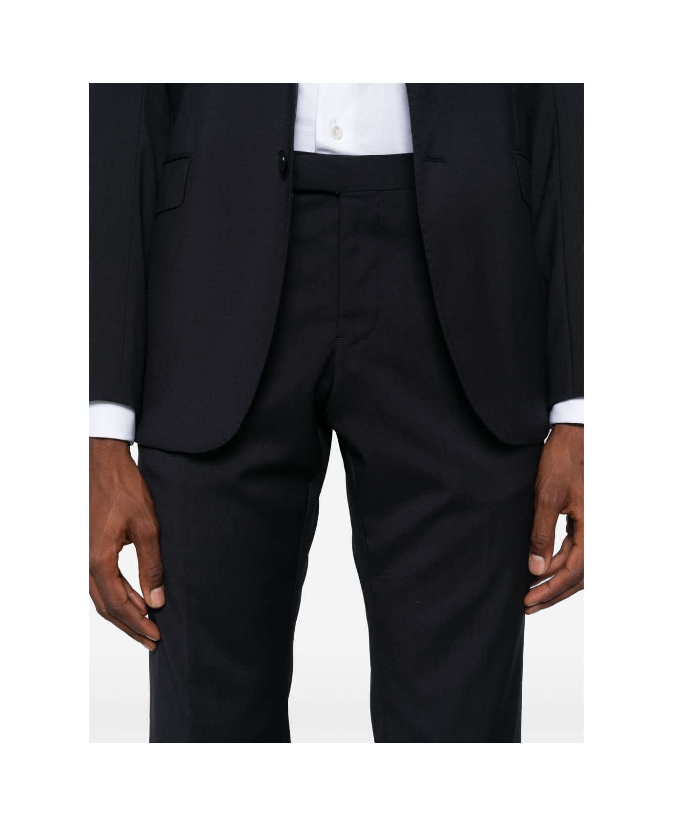 Emporio Armani Wool Single-breasted Suit - Grey