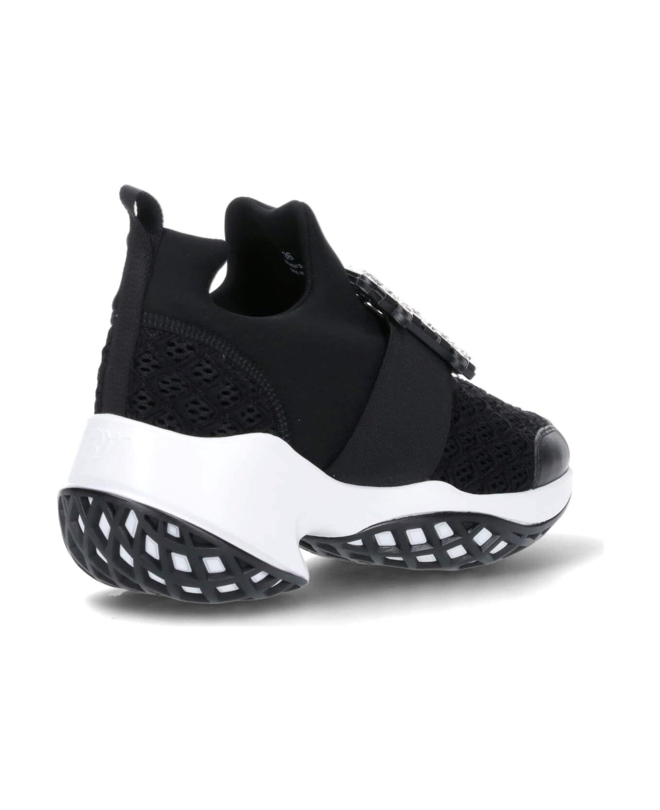 Roger Vivier 'viv' Run' Sneakers - Black