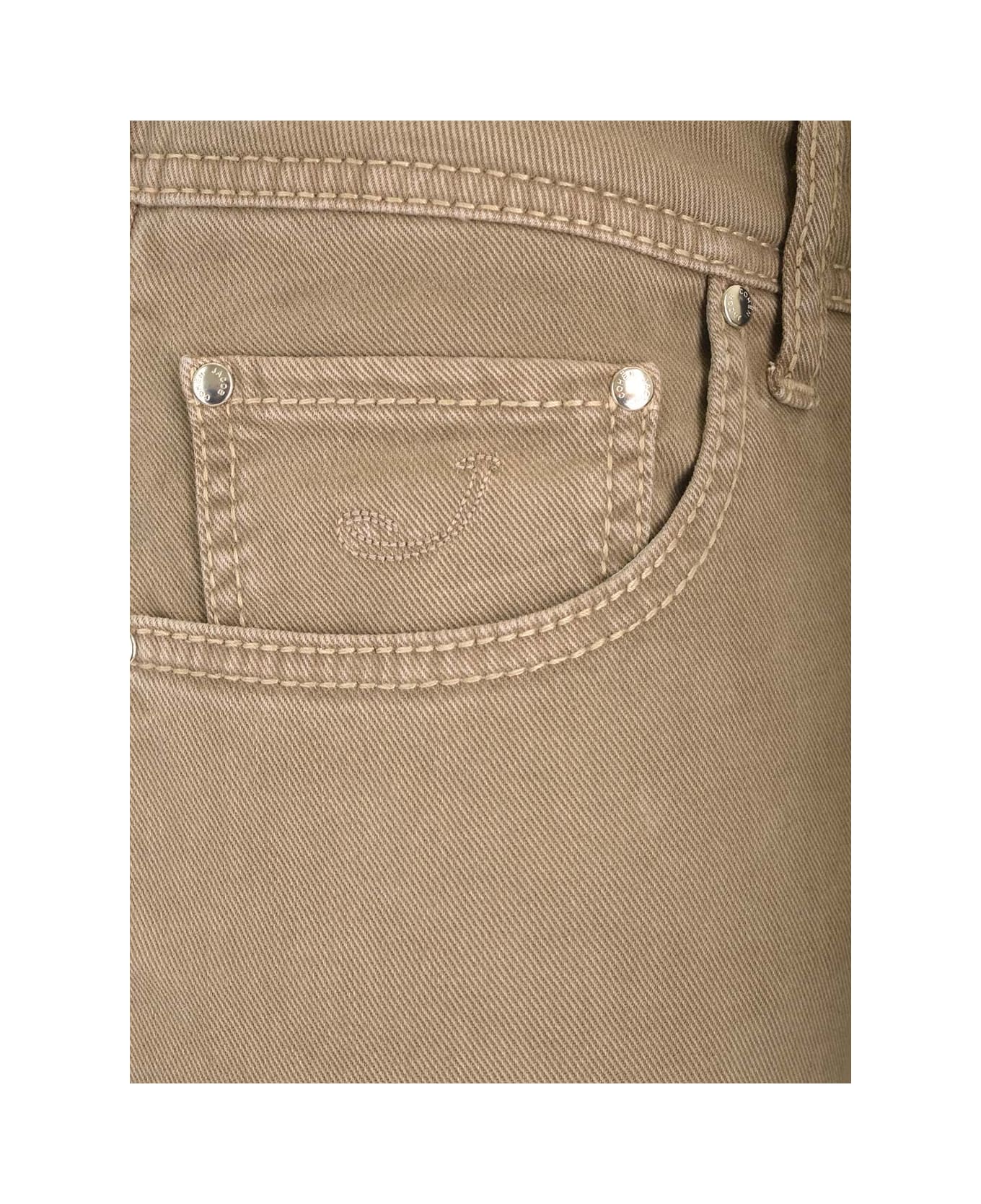 Jacob Cohen Nick Slim Trousers - Beige