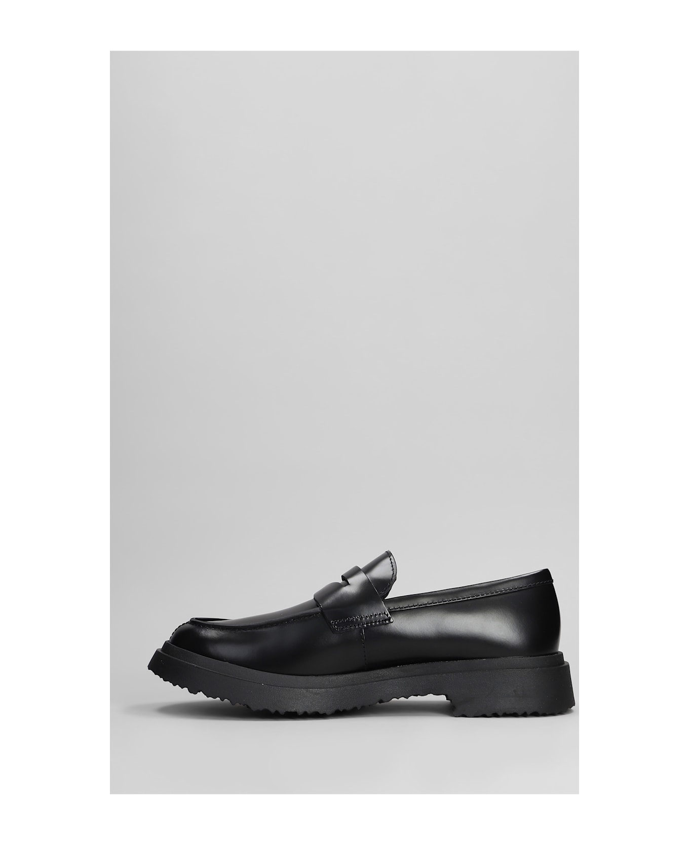 Camper Walden Loafers In Black Leather - WALDEN NEGRO