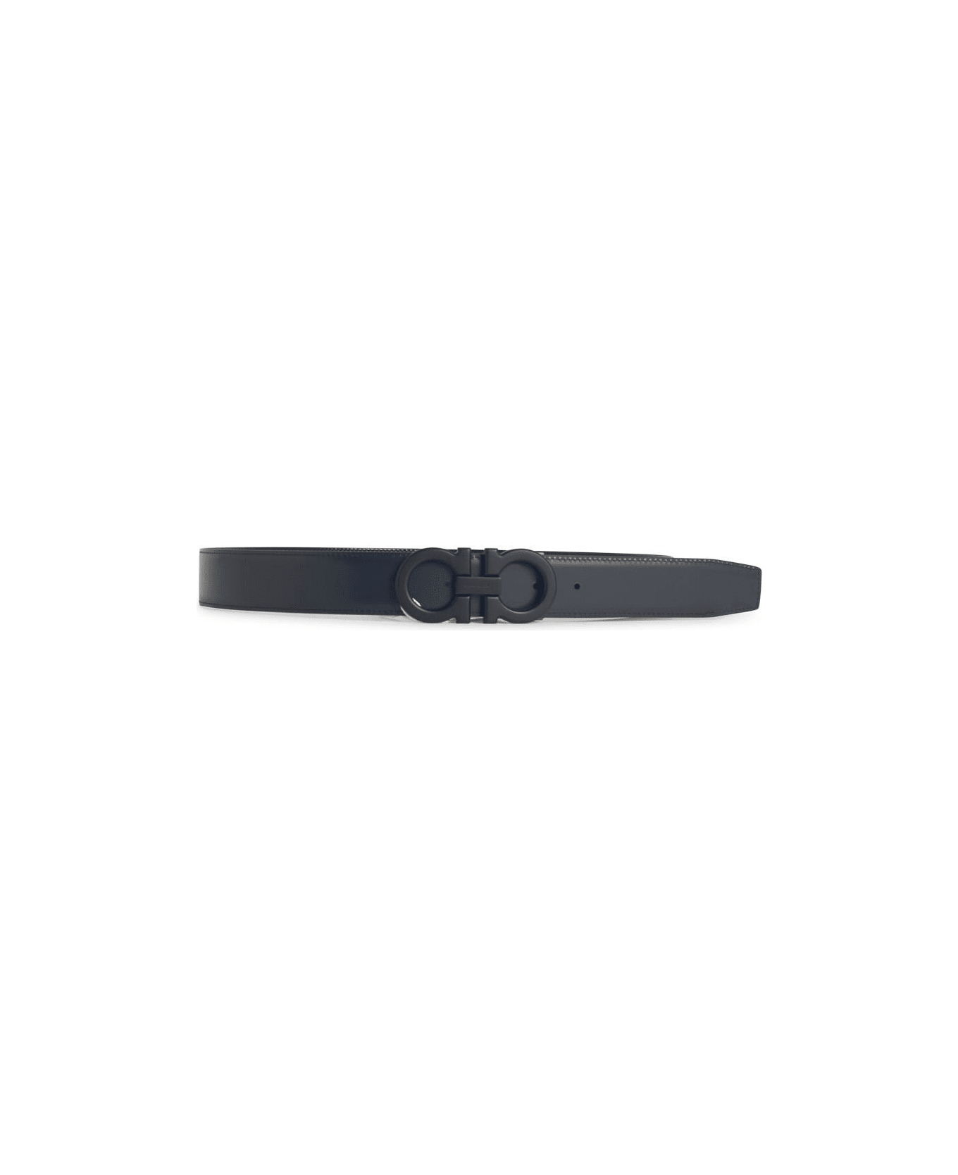 Ferragamo Blue Leather Belt - Blue