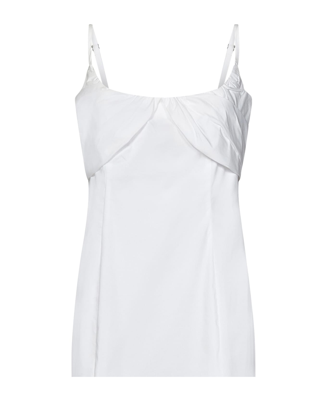 Rotate by Birger Christensen Rotate Birger Christensen Midi Dress - White ワンピース＆ドレス