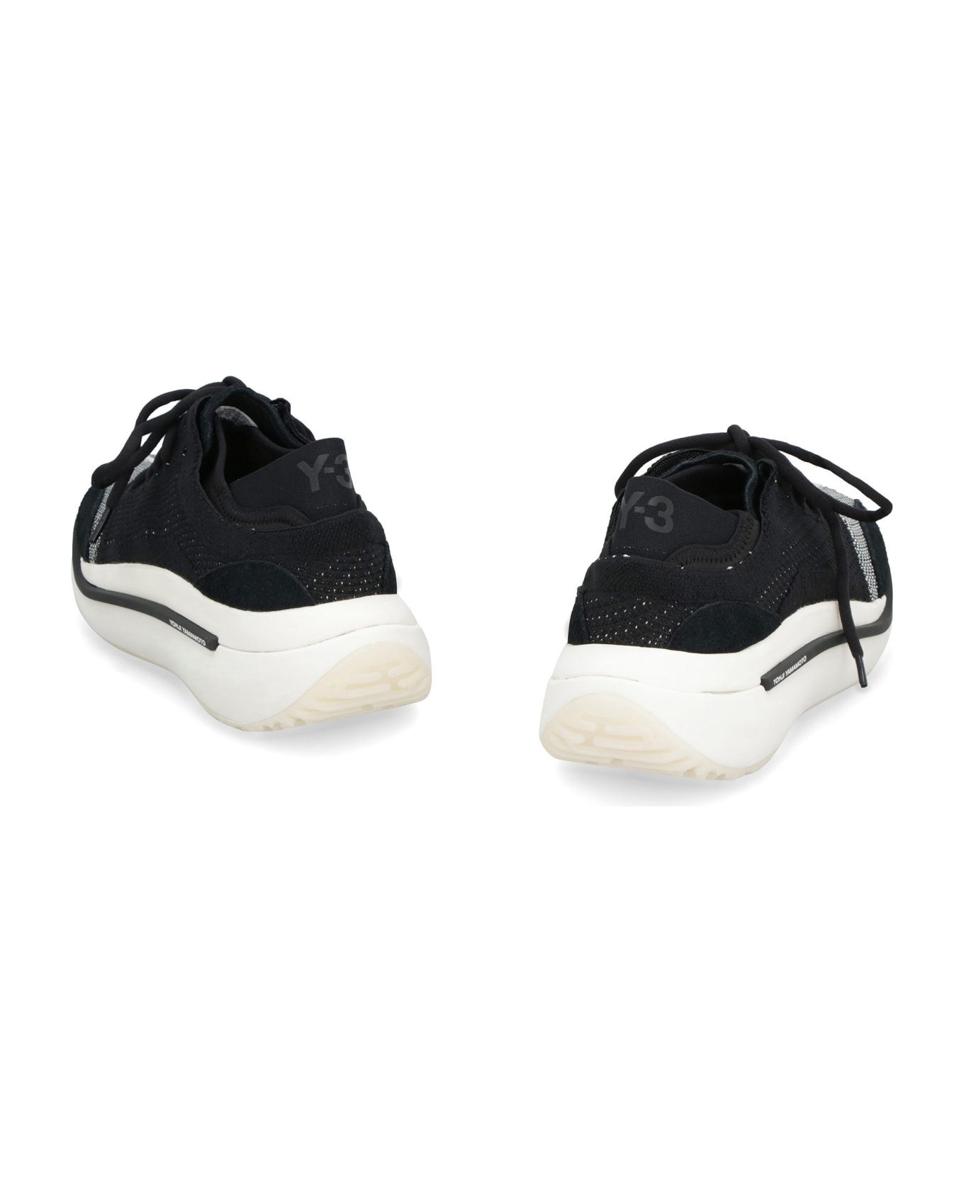 Y-3 Qisan Knit Sneakers - black
