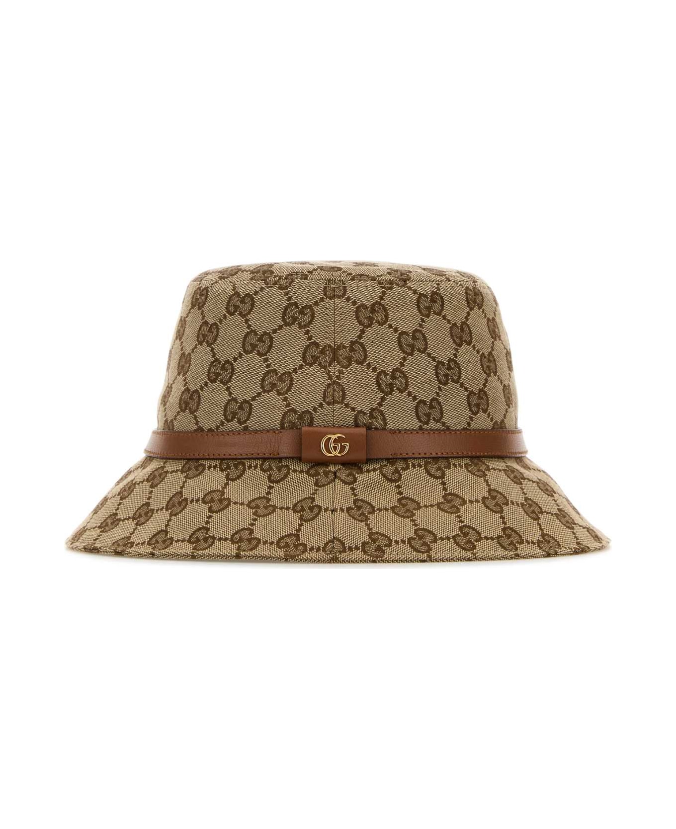 Gucci Gg Fabric Bucket Hat - BEIGELIGHTBROWN