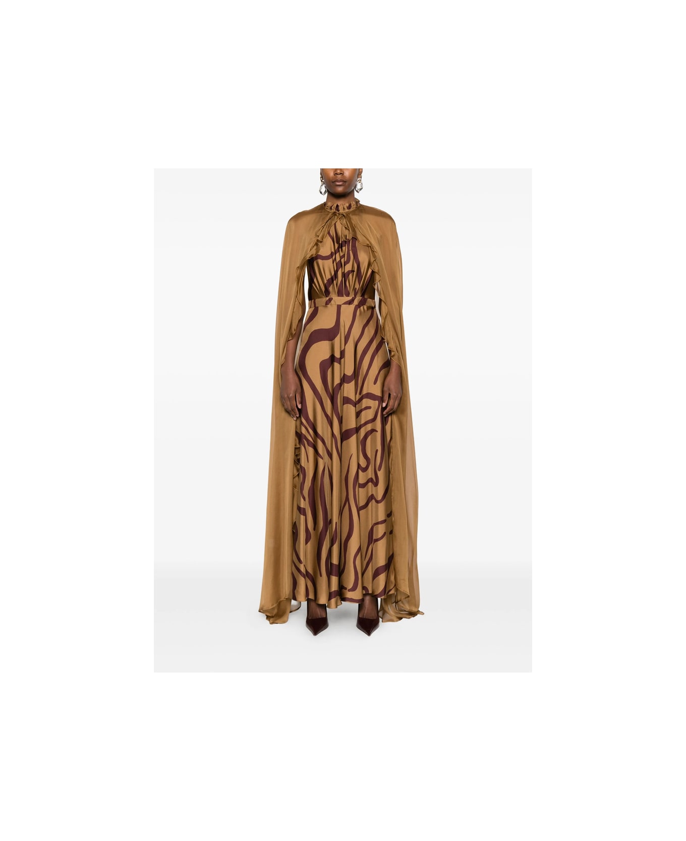 Raquel Diniz Cape - BROWN