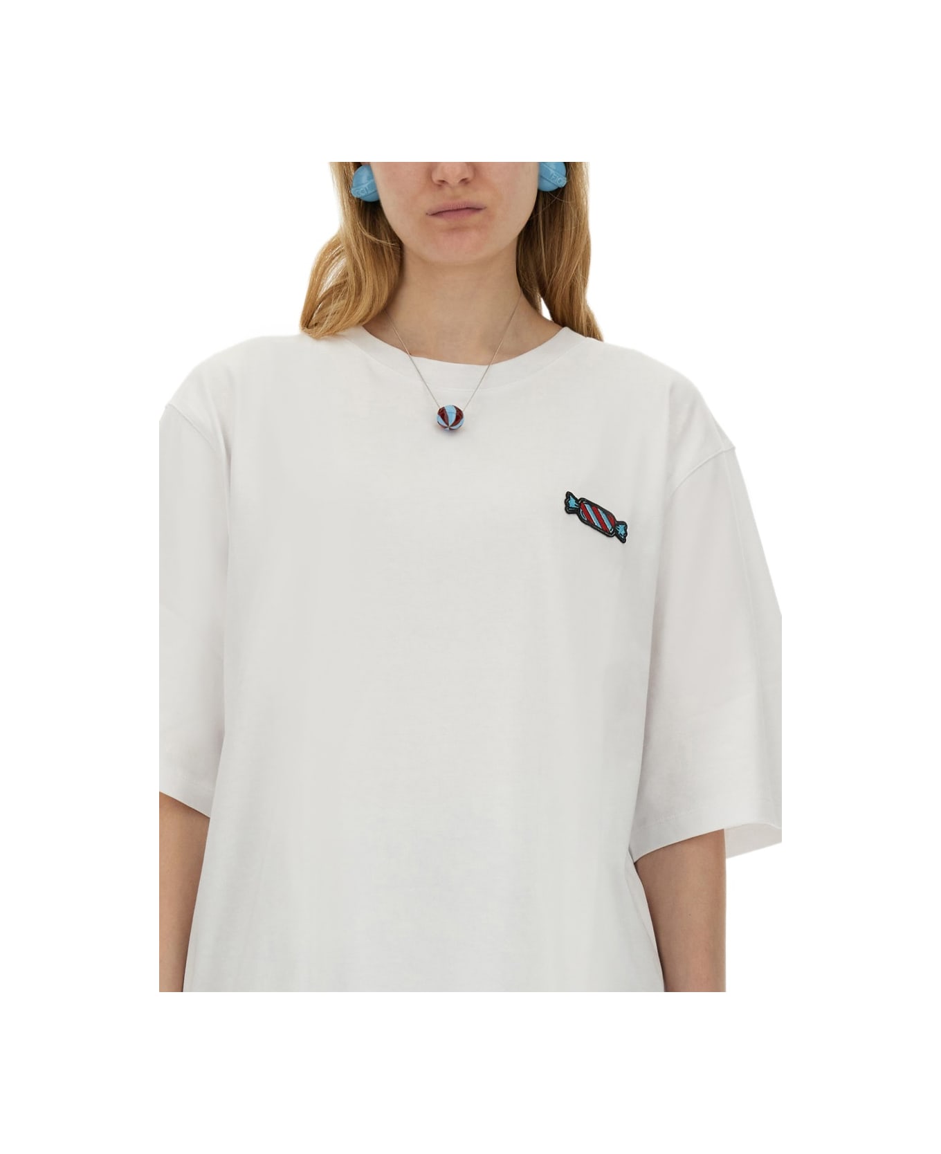 Fiorucci Candy Patch T-shirt - WHITE