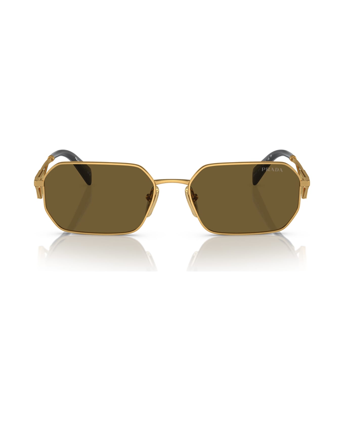 Prada Eyewear Pr A51s Matte Gold Sunglasses - Matte Gold