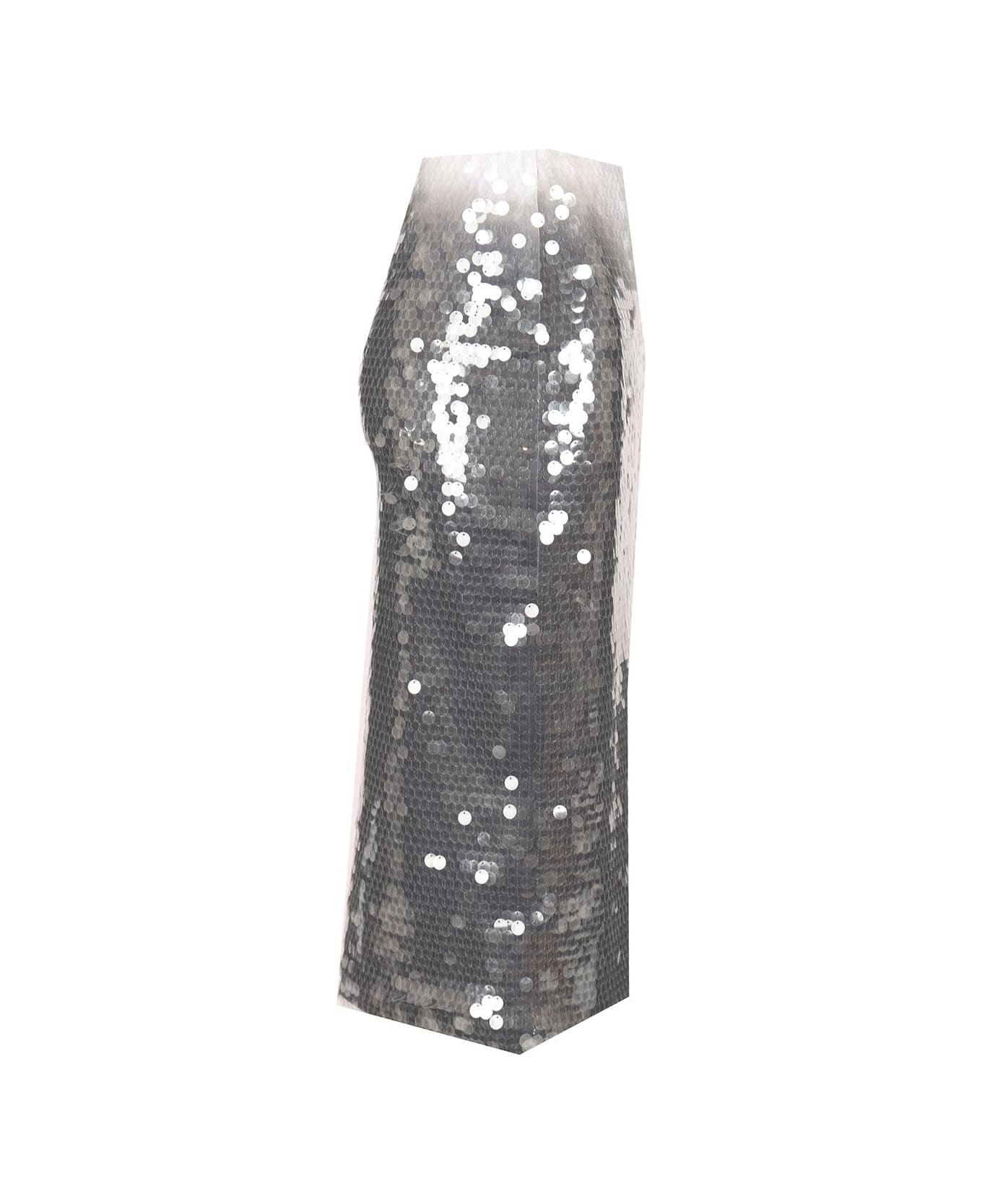SportMax Midi Sequin Skirt - BLACK