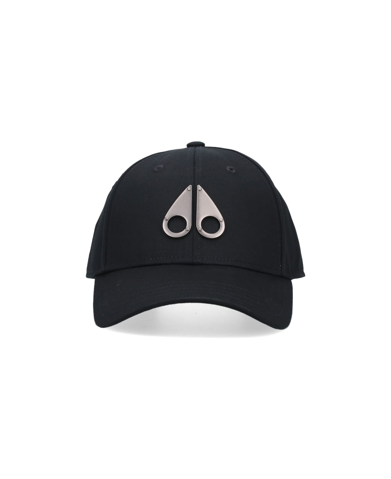 Moose Knuckles Logo Baseball Cap - Black  