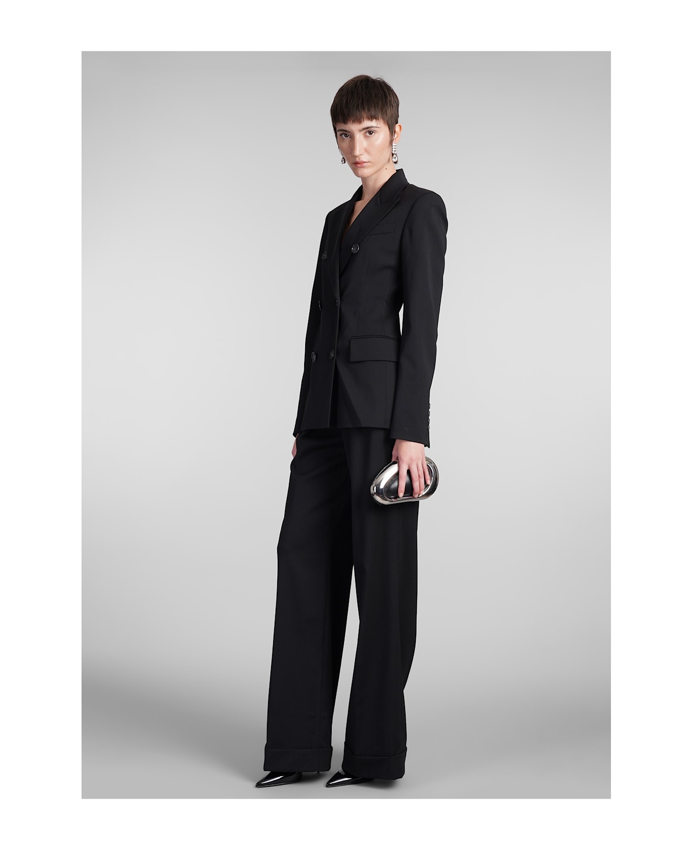 The Andamane Nathalie Pants In Black Polyester - black